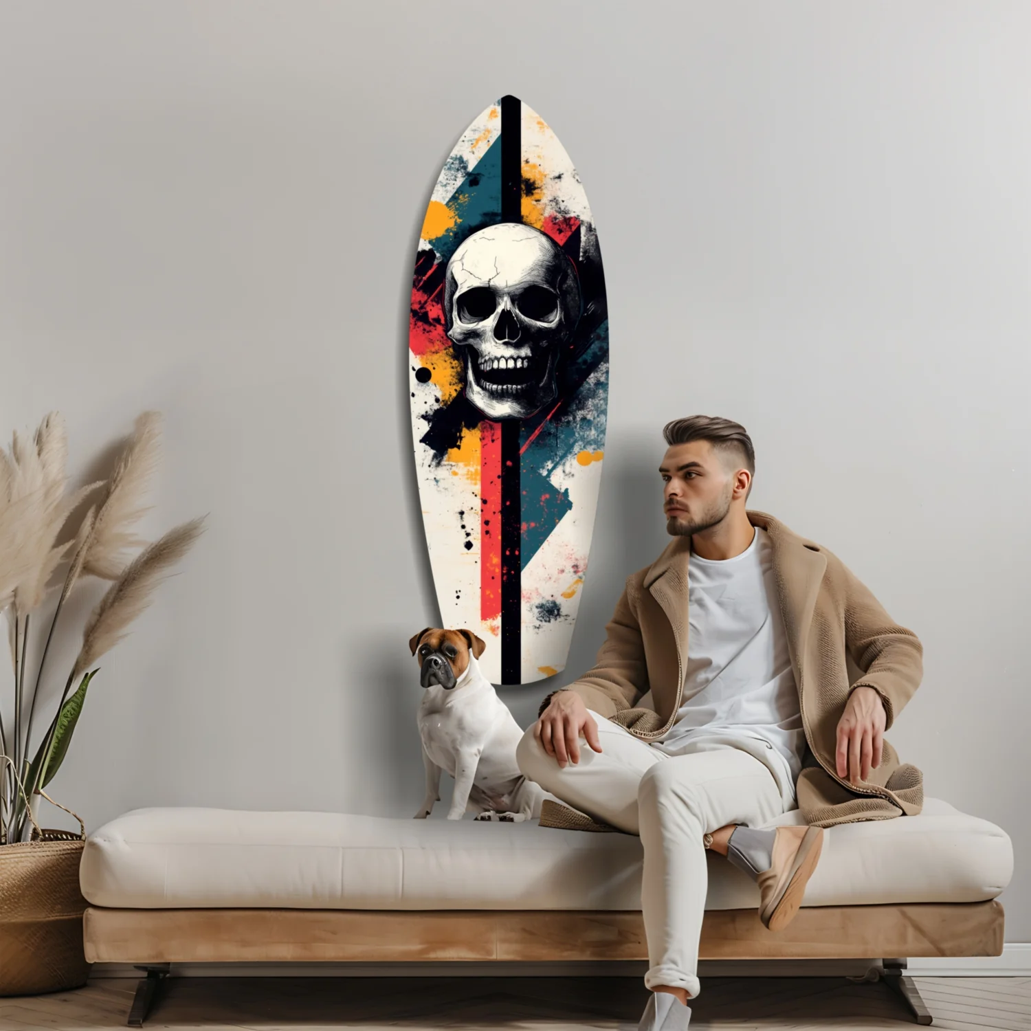 Skull Glass Wall Art - Image 8