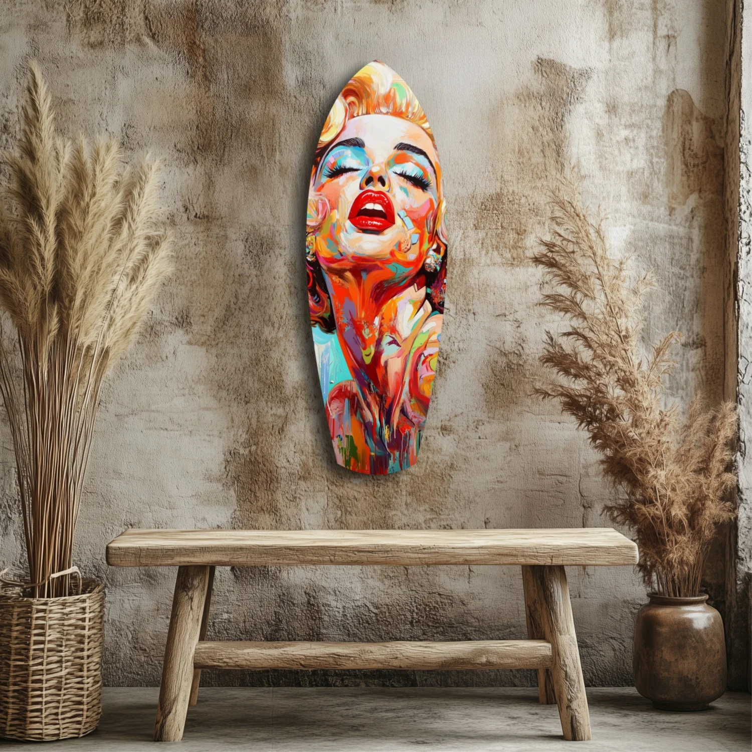 Marilyn Monroe Vintage Dreams Glass Wall Art - Image 3