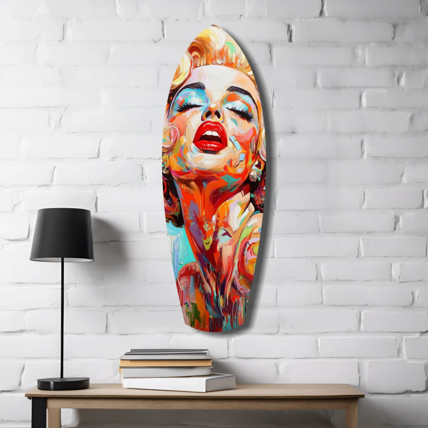 Marilyn Monroe Vintage Dreams Glass Wall Art - Image 4