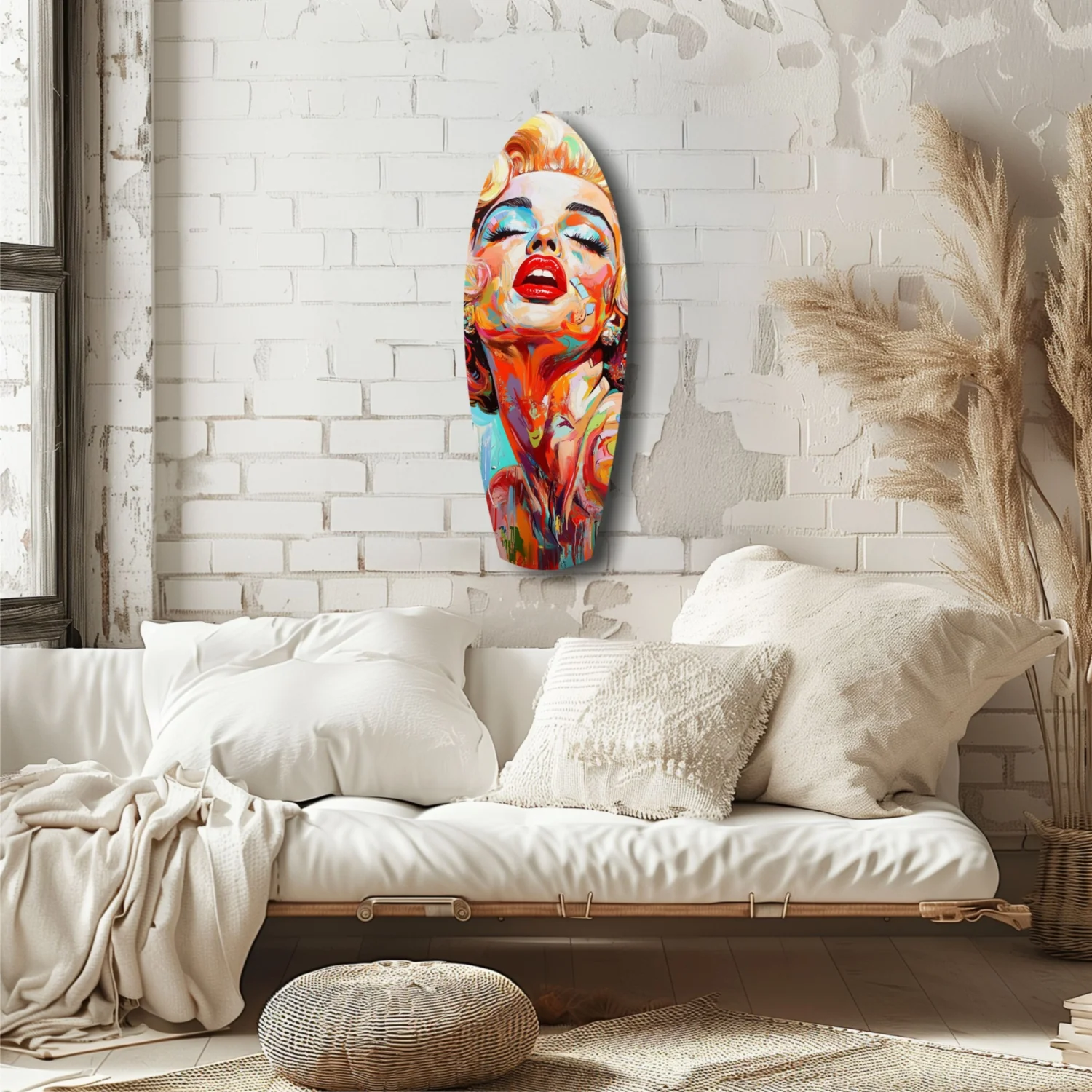 Marilyn Monroe Vintage Dreams Glass Wall Art - Image 6