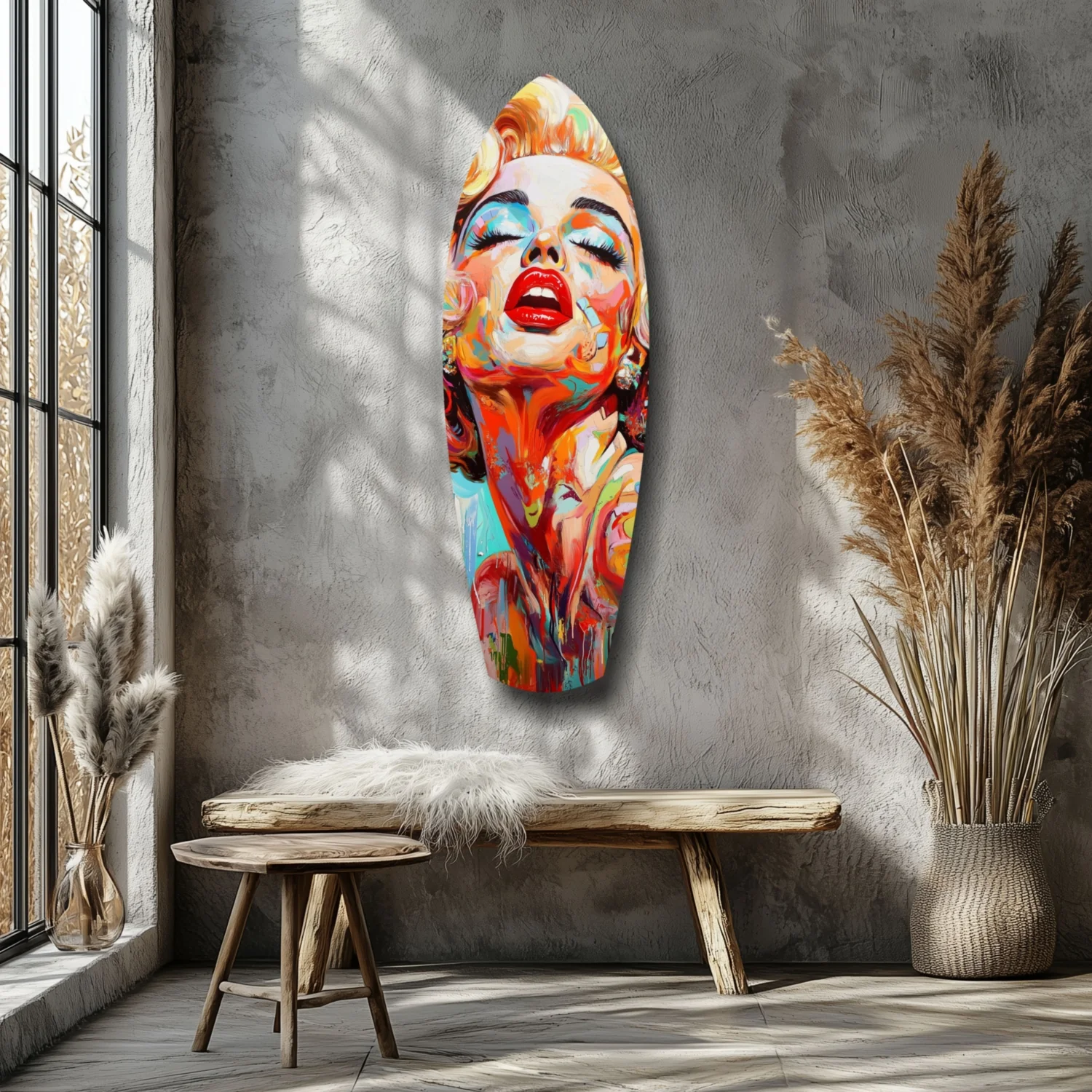 Marilyn Monroe Vintage Dreams Glass Wall Art - Image 7