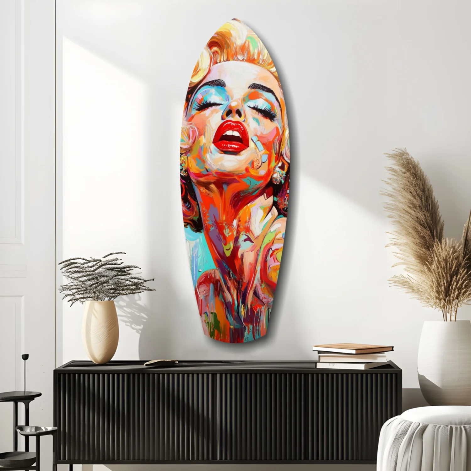 Marilyn Monroe Vintage Dreams Glass Wall Art - Image 9