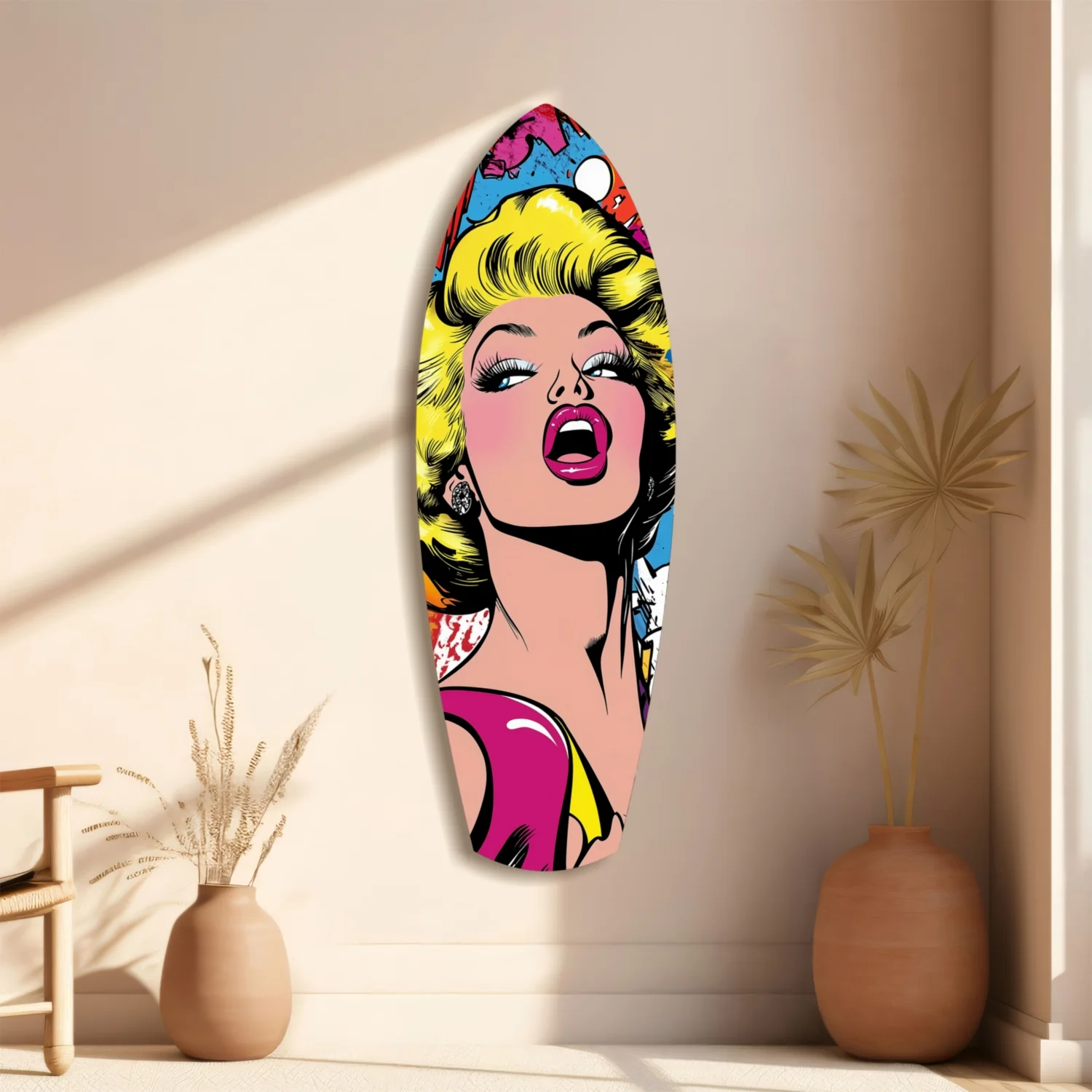 Marilyn Monroe Popart Glass Wall Art - Image 10