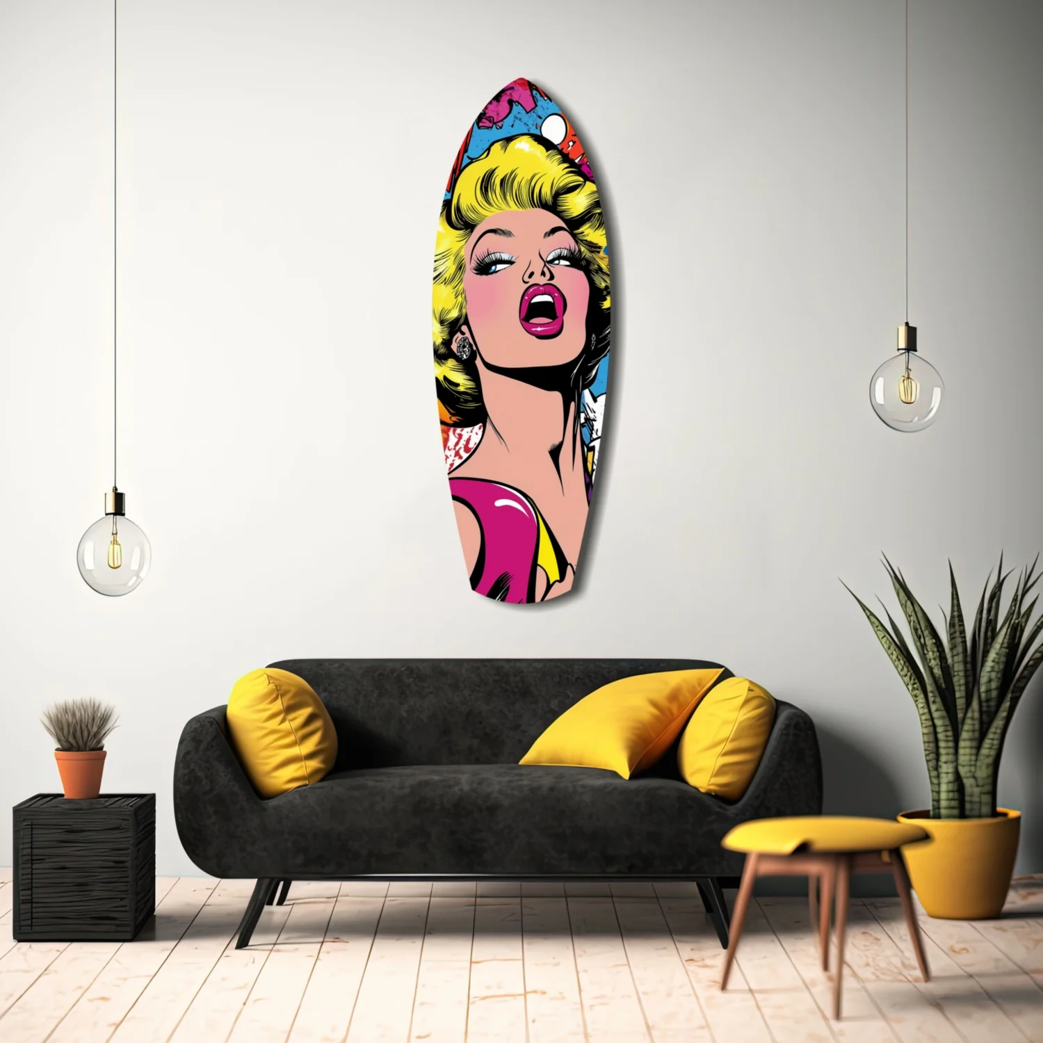 Marilyn Monroe Popart Glass Wall Art - Image 11
