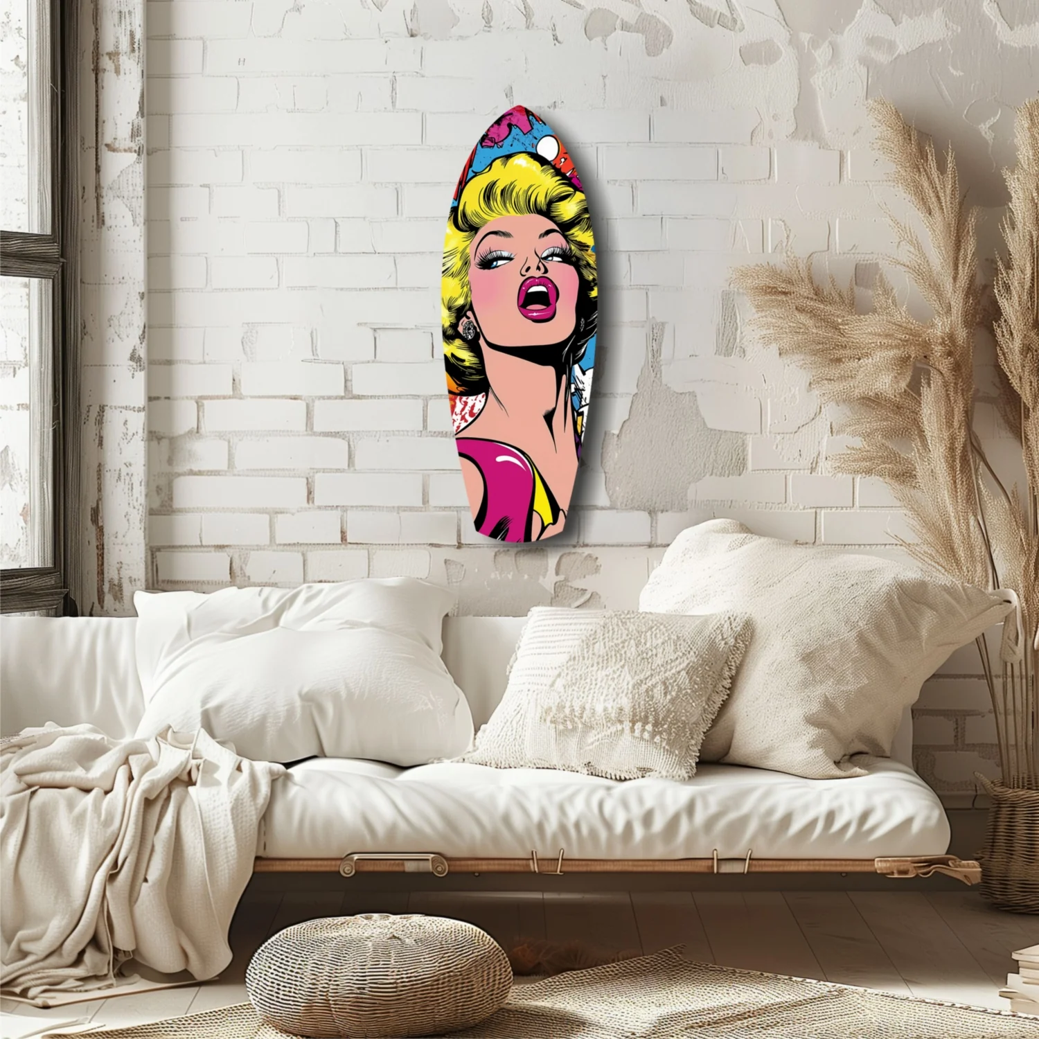 Marilyn Monroe Popart Glass Wall Art - Image 6