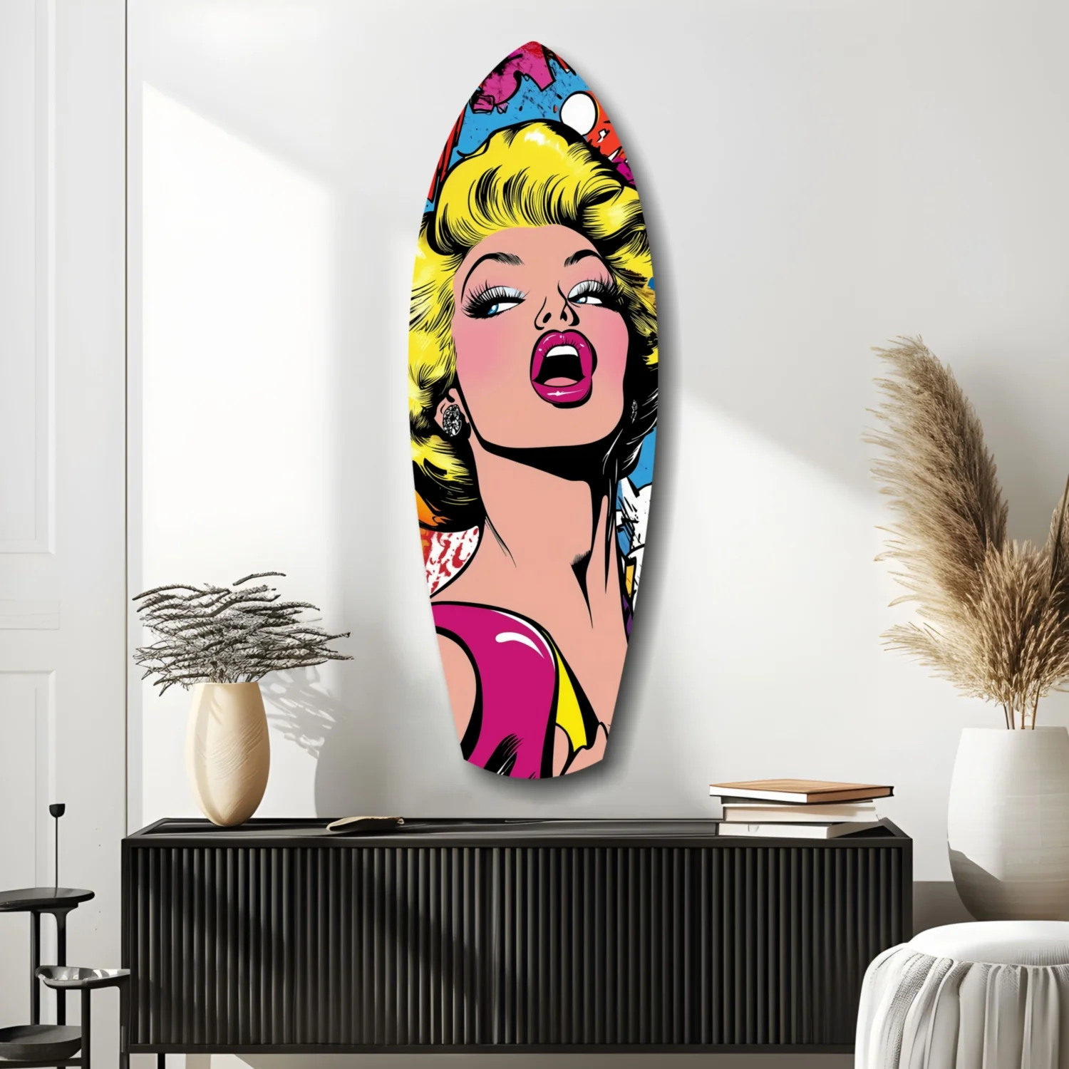 Marilyn Monroe Popart Glass Wall Art - Image 9