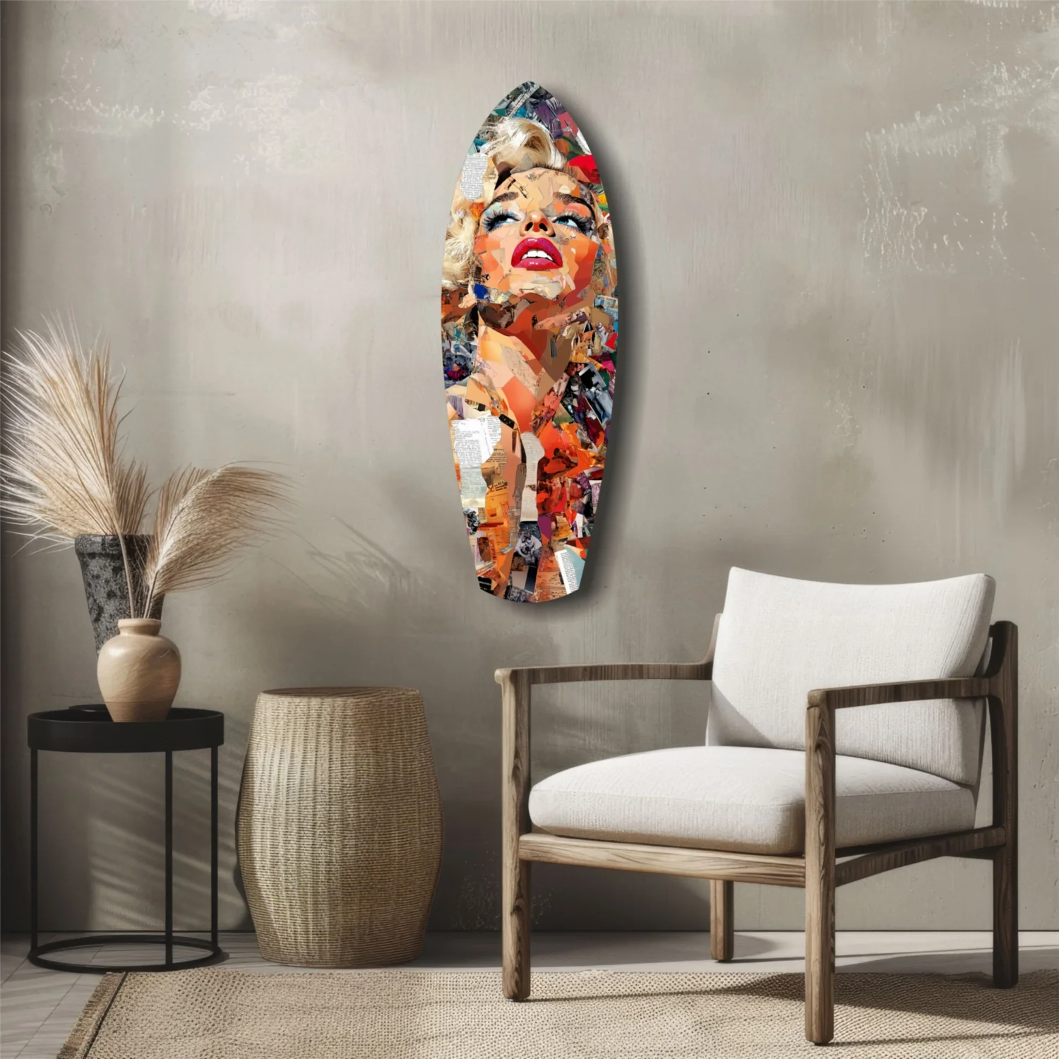 Marilyn Monroe The Shiniest Star Glass Wall Art - Image 5
