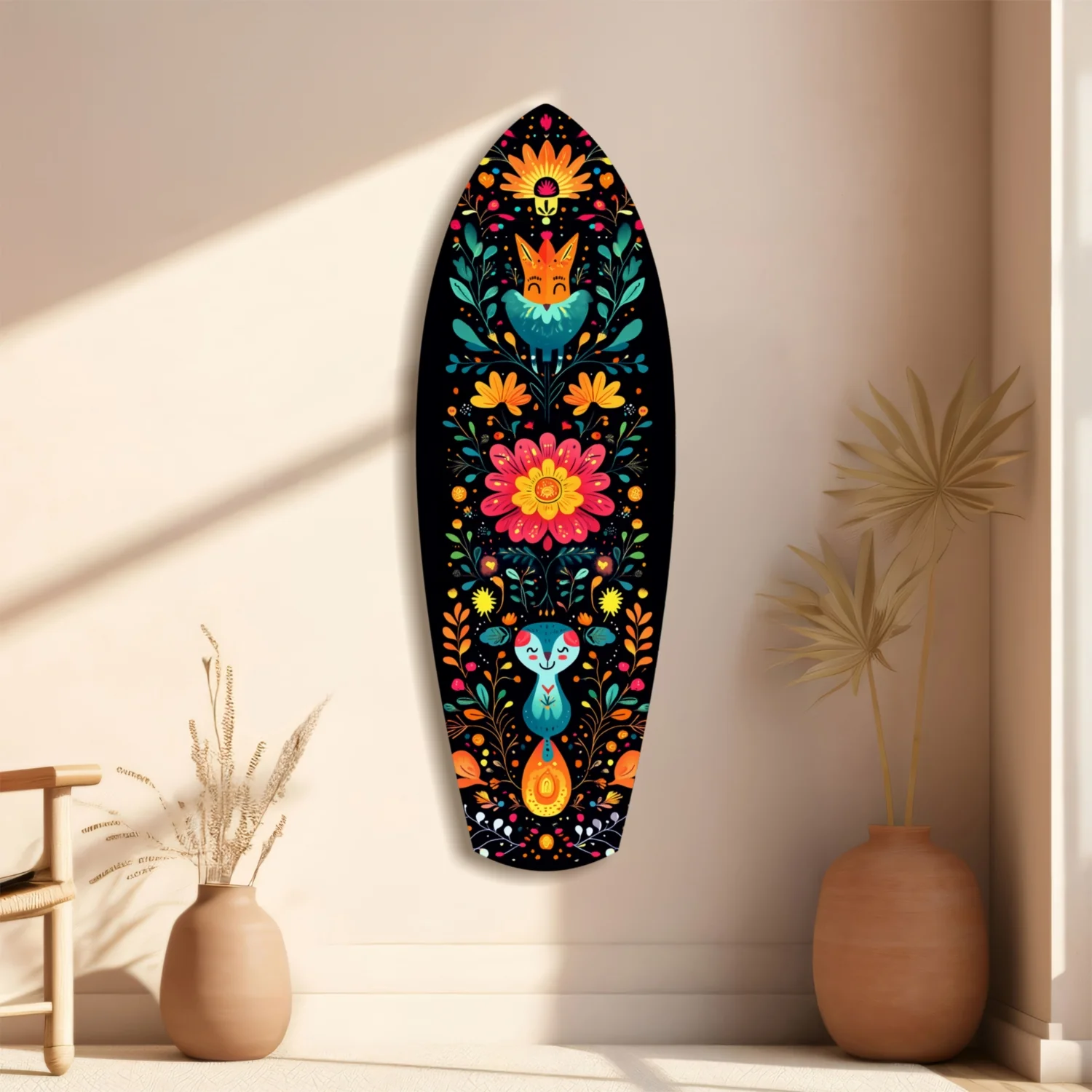 Fox and Rabbit Glass Wall Art - Image 10