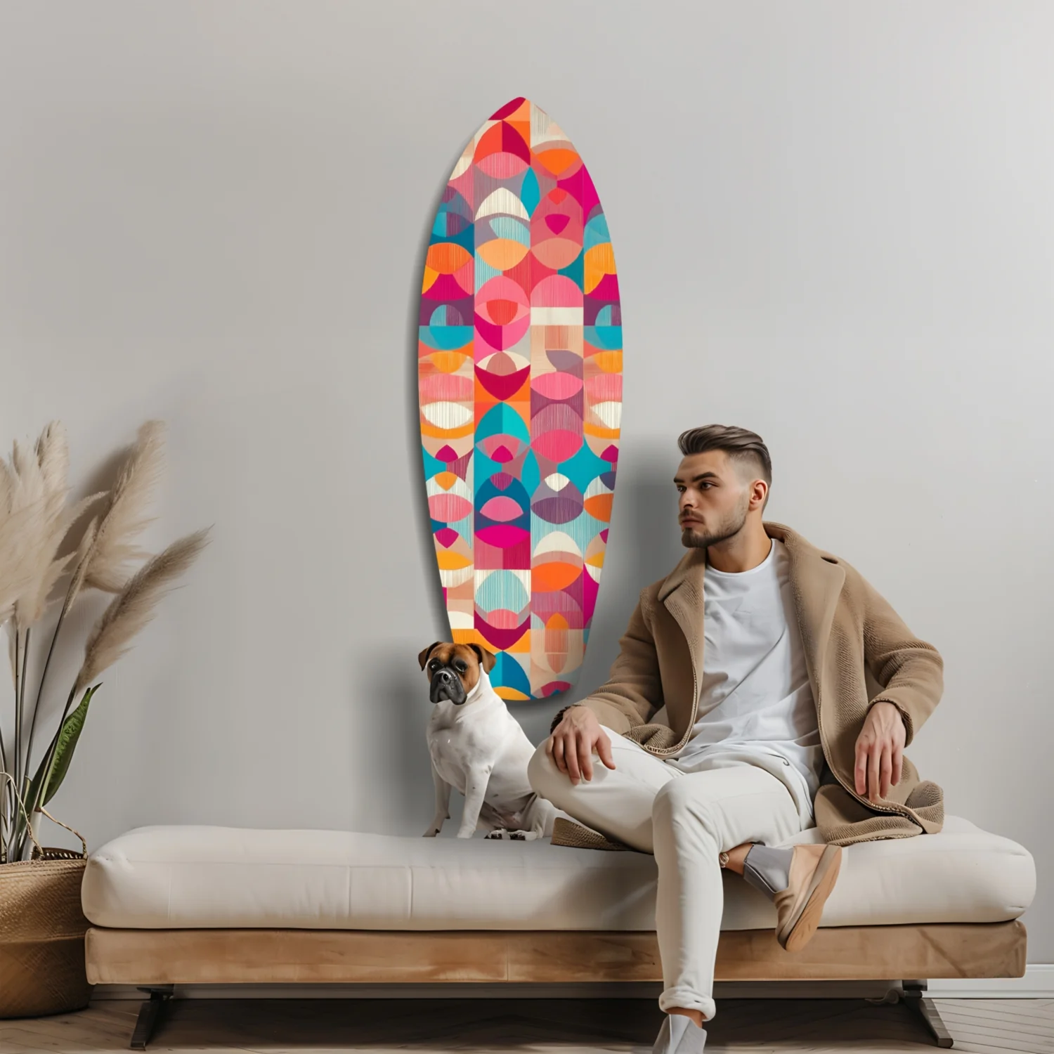 Cubic Art Glass Wall Art - Image 8