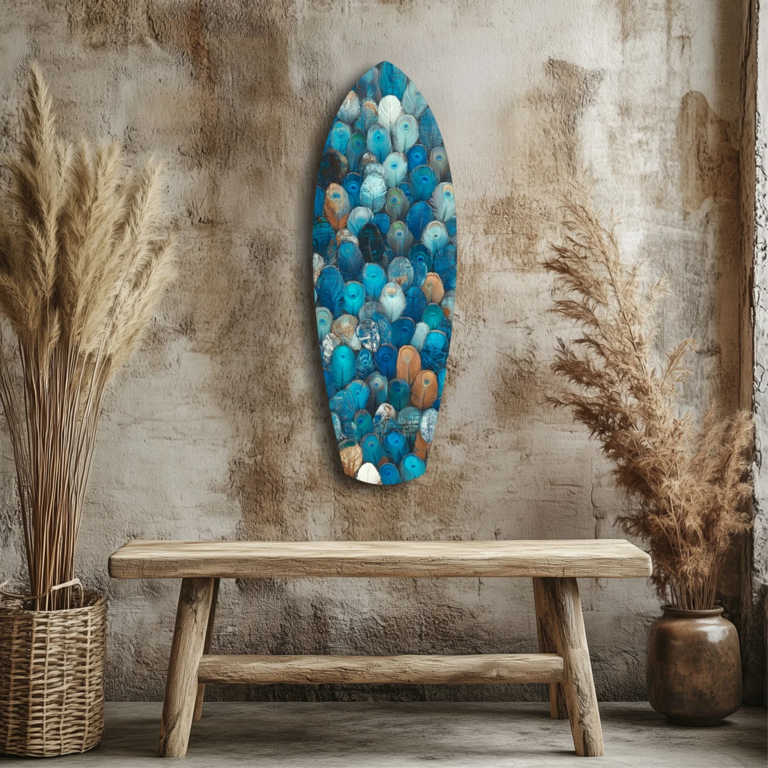 Feathers of the Haven Glass Wall Art - Image 3