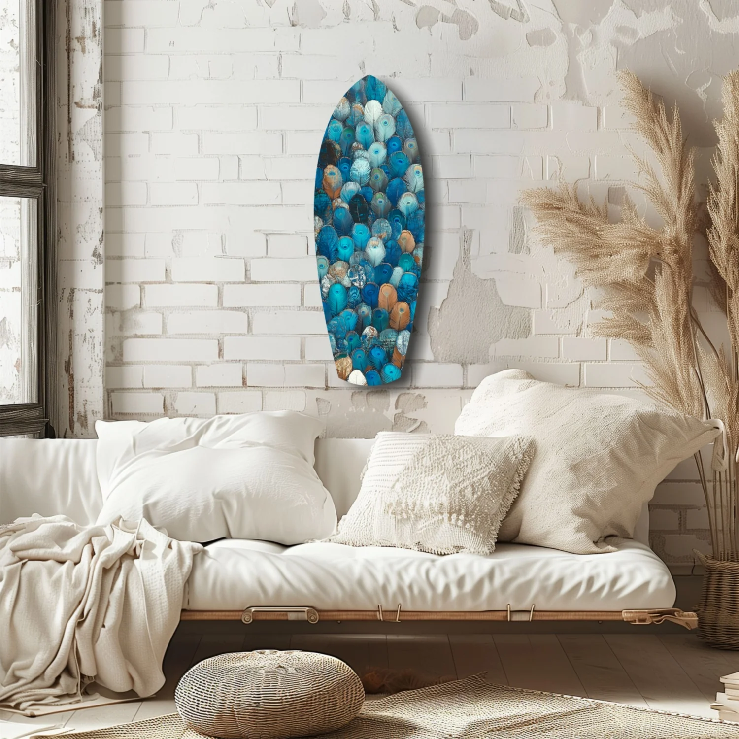 Feathers of the Haven Glass Wall Art - Image 6