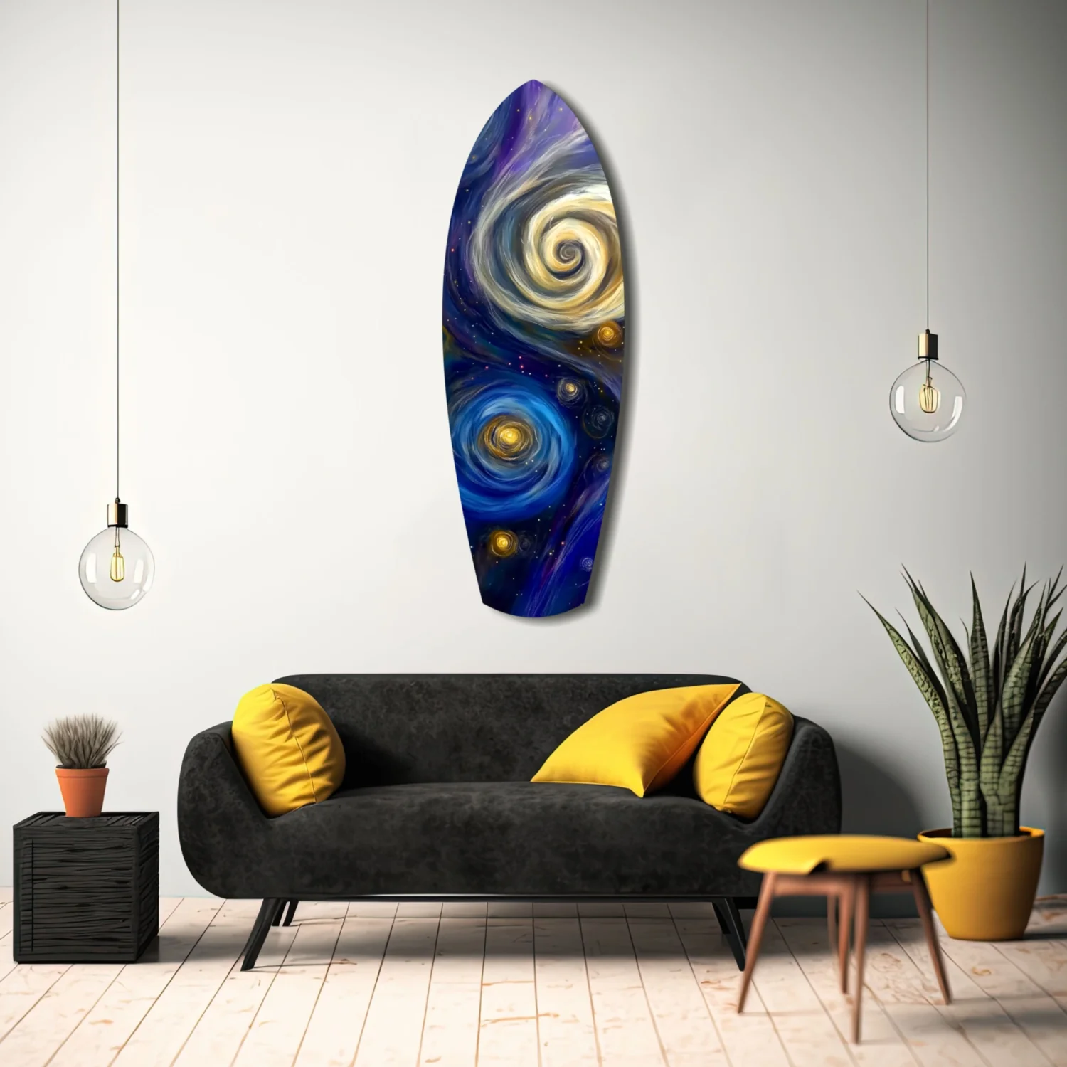 Kinetic Cosmos Glass Wall Art - Image 11