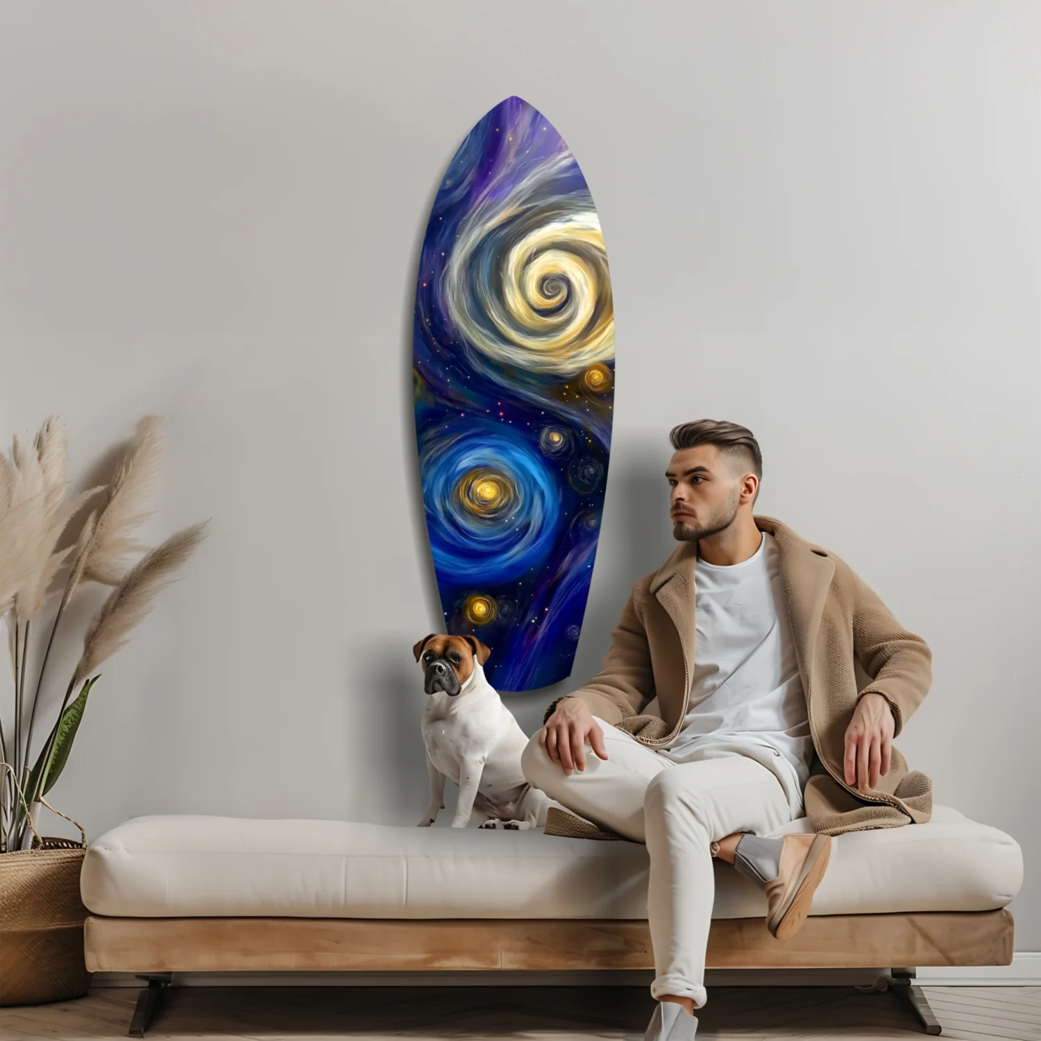Kinetic Cosmos Glass Wall Art - Image 8