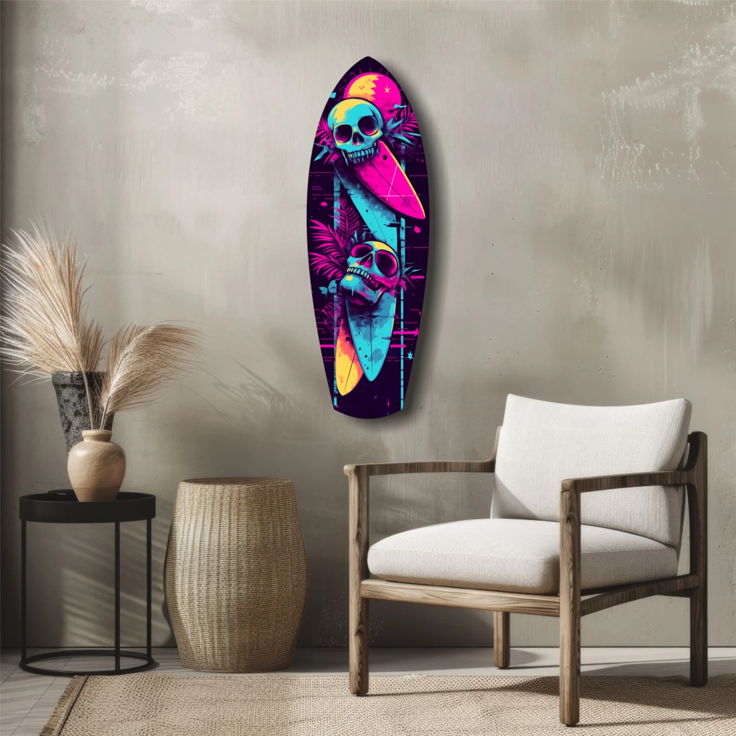 Addicted to Surfing Glass Wall Art - Image 5