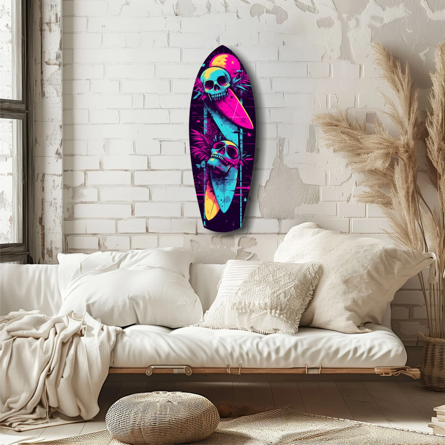Addicted to Surfing Glass Wall Art - Image 6