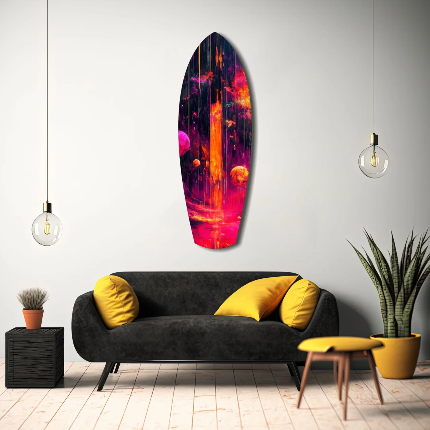 Kinetic Cosmos Glass Wall Art - Image 11