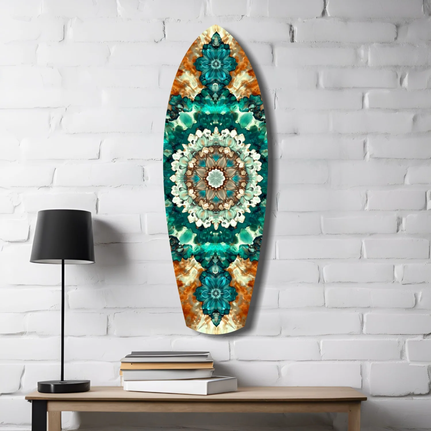 Emerald Dreams Glass Wall Art - Image 4
