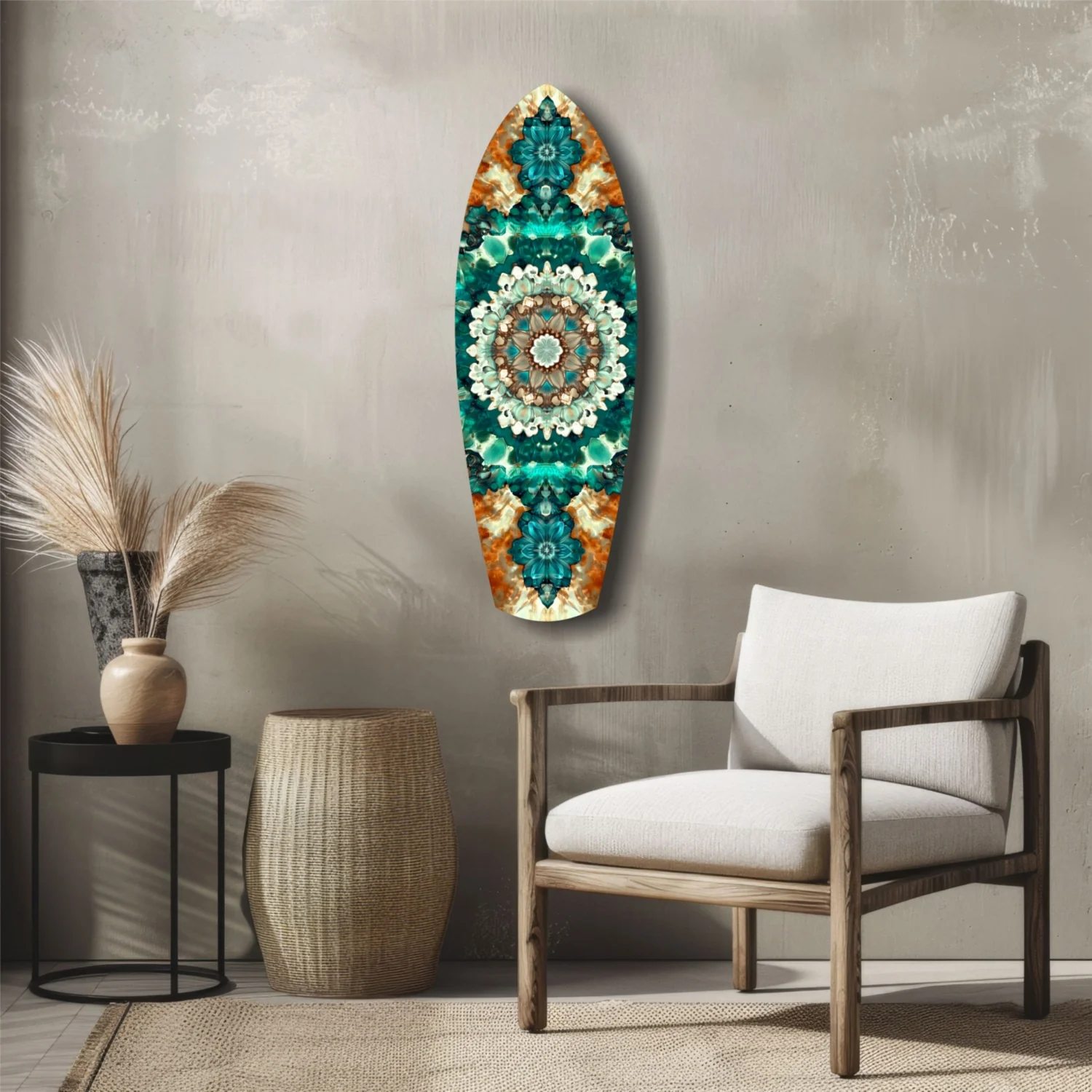 Emerald Dreams Glass Wall Art - Image 5