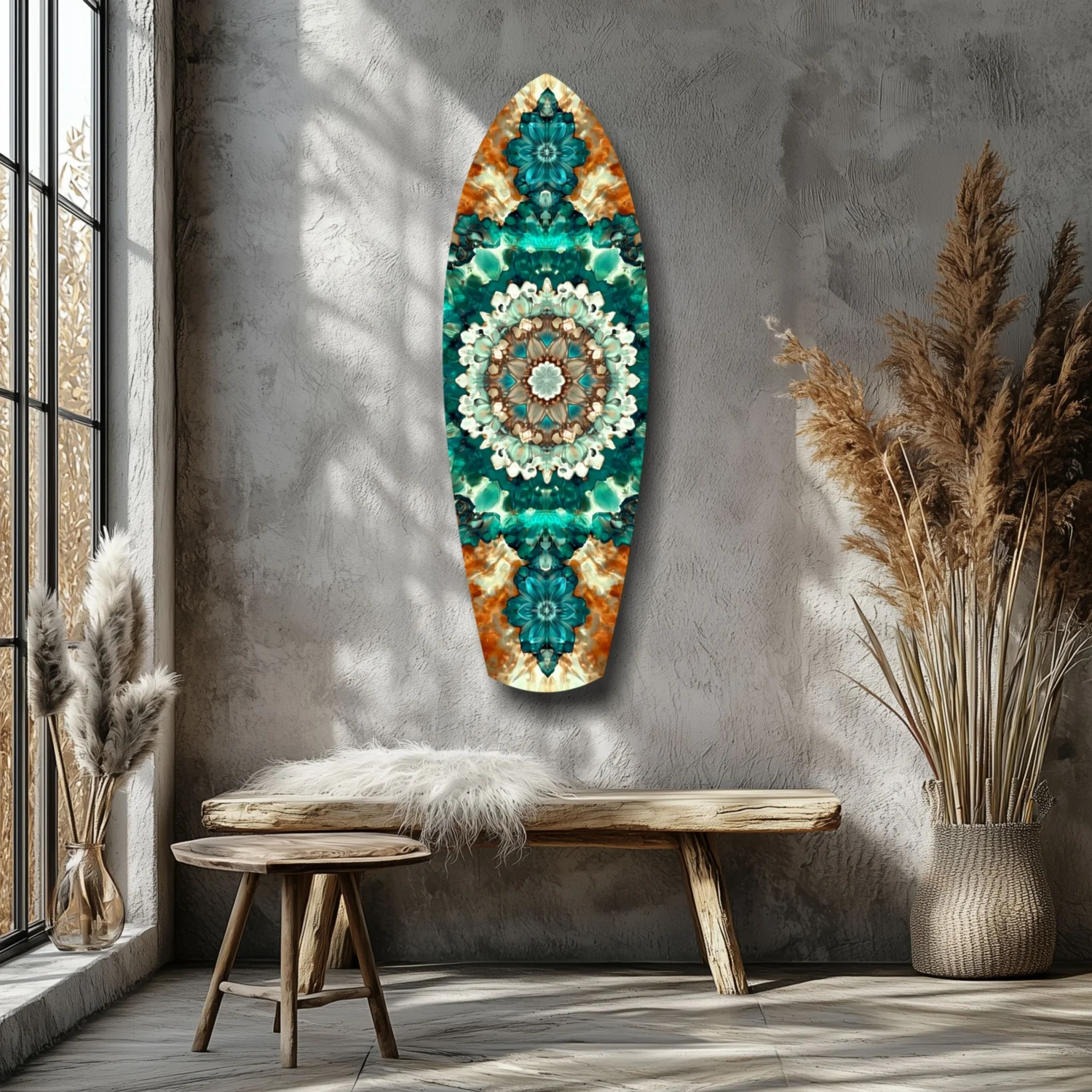 Emerald Dreams Glass Wall Art - Image 7