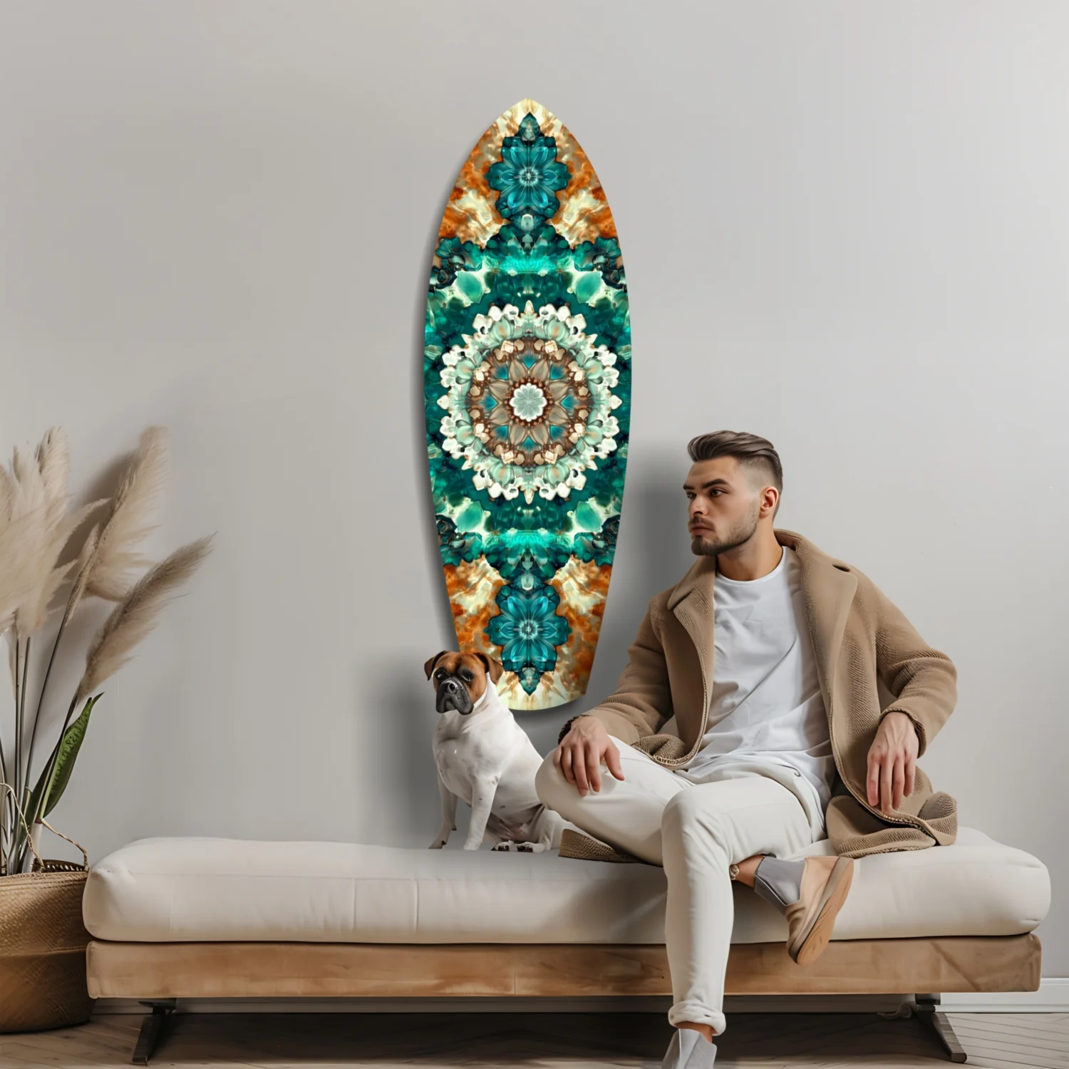 Emerald Dreams Glass Wall Art - Image 8