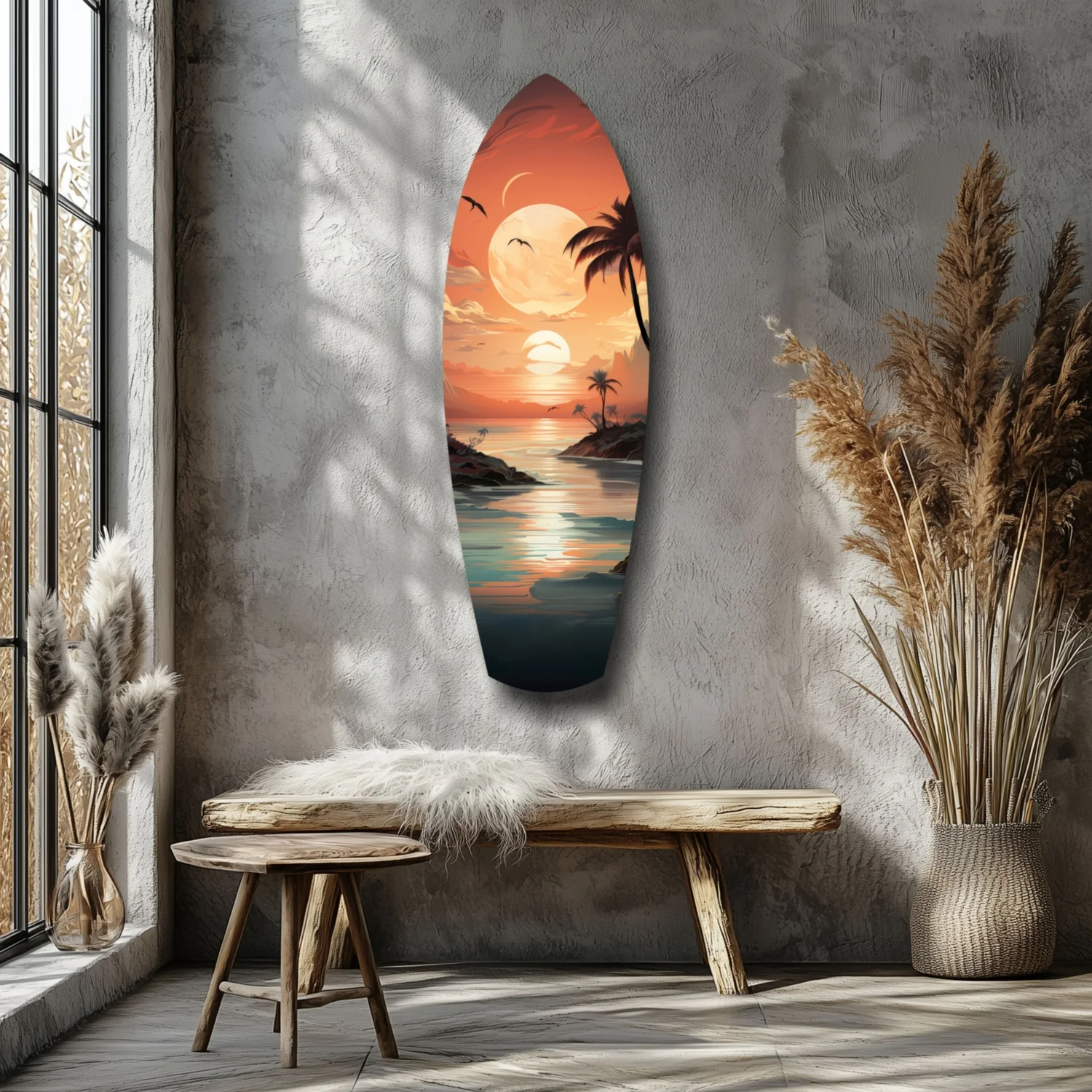 Sunset Dreams in the Ocean Glass Wall Art - Image 7