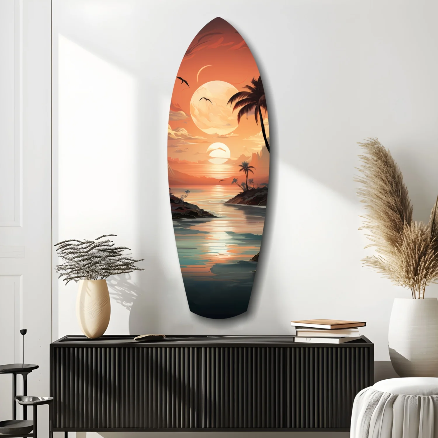 Sunset Dreams in the Ocean Glass Wall Art - Image 9
