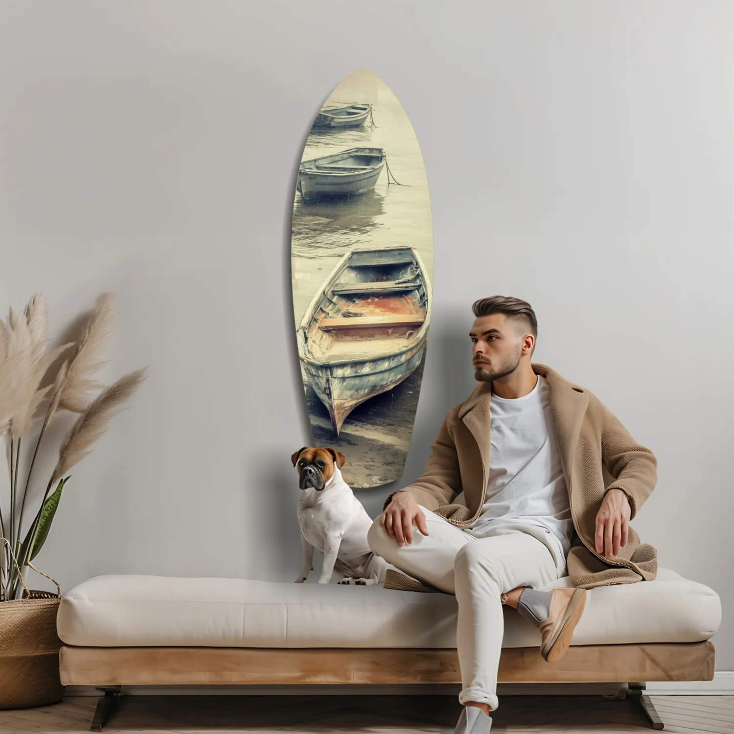 Drift of Solitude Glass Wall Art - Image 8