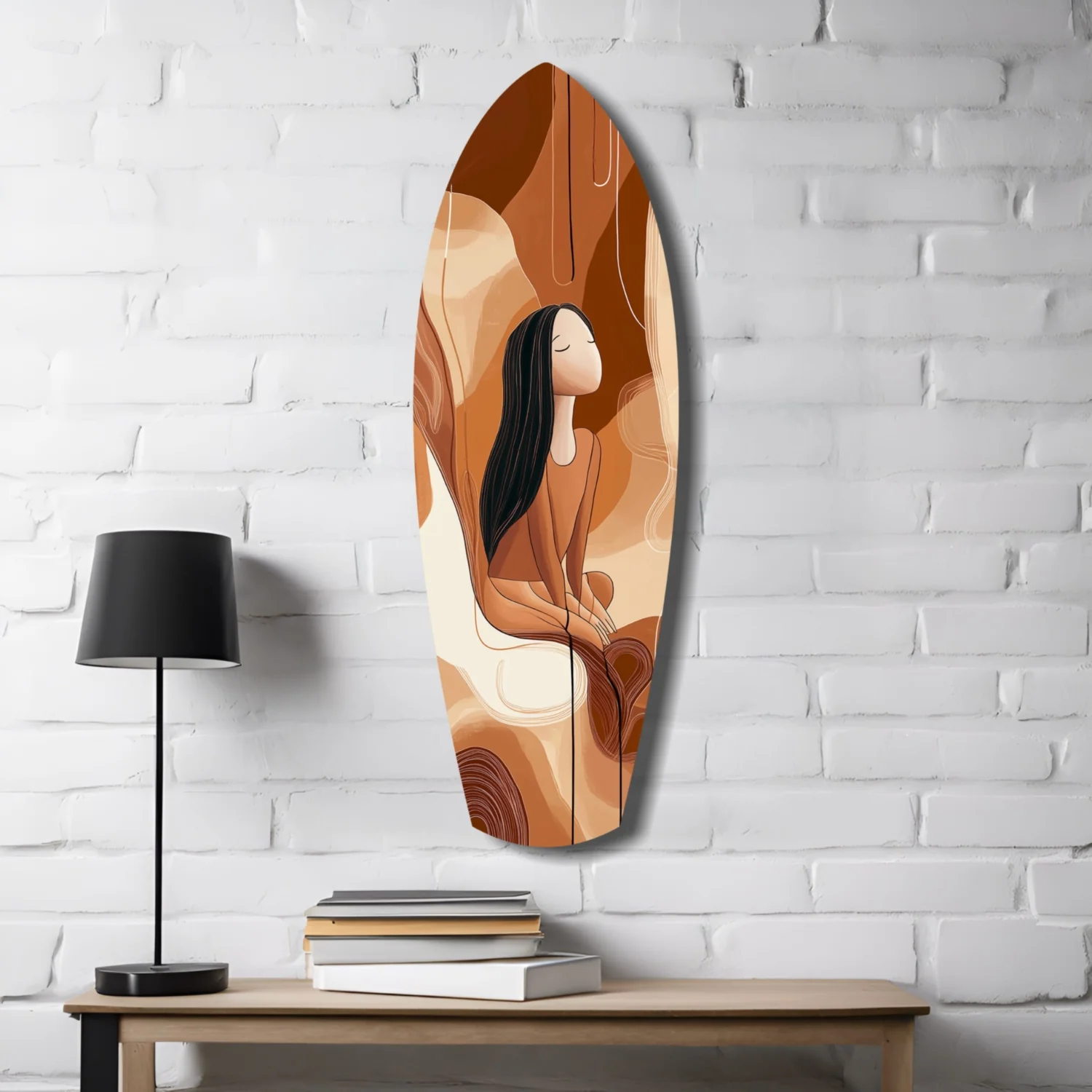 Listening the Waves Glass Wall Art - Image 4