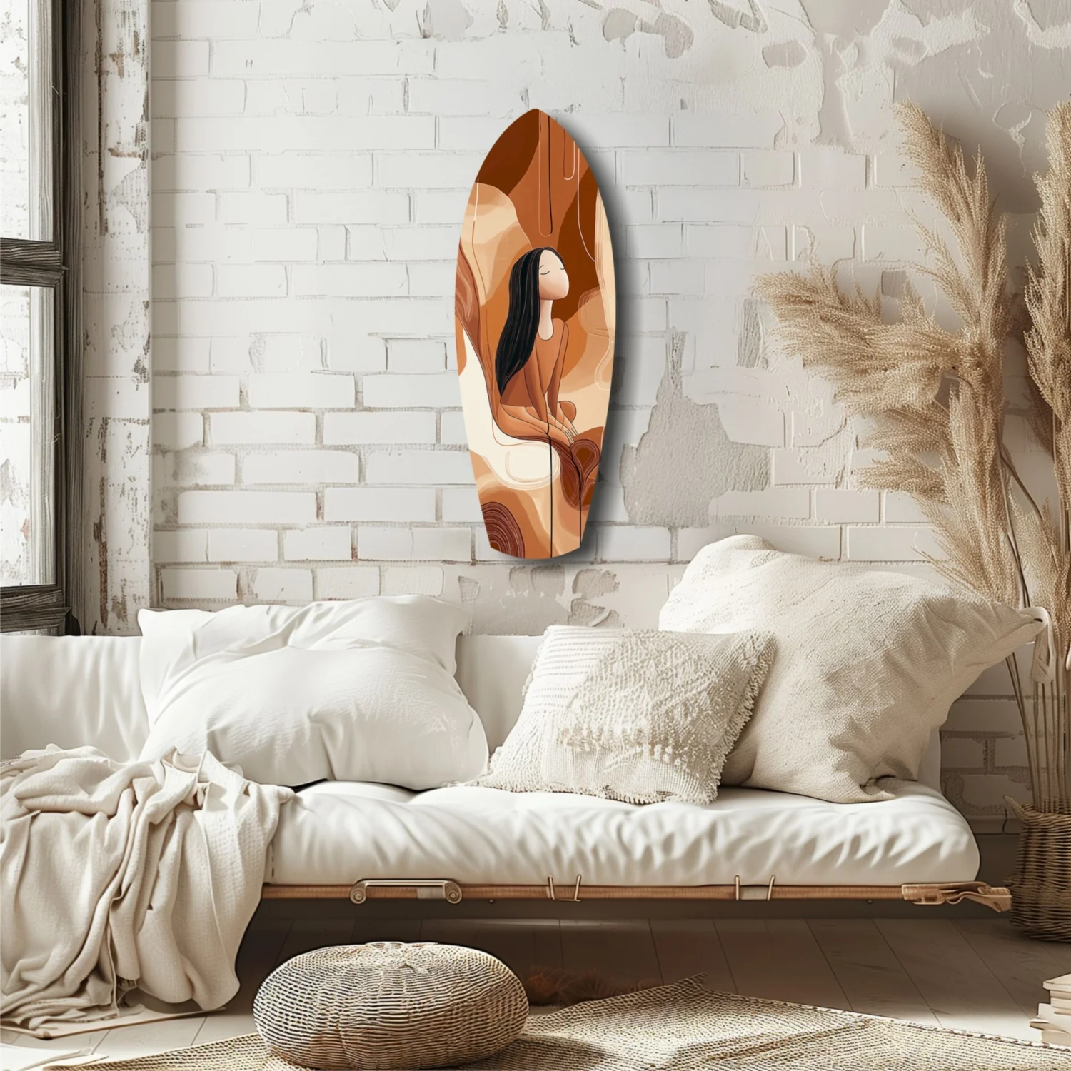 Listening the Waves Glass Wall Art - Image 6