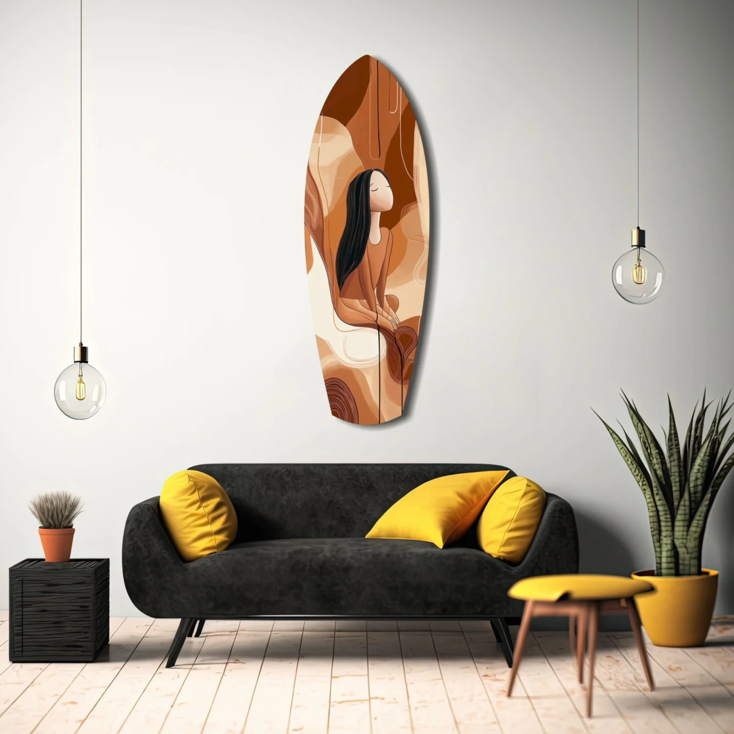 Listening the Waves Glass Wall Art - Image 8