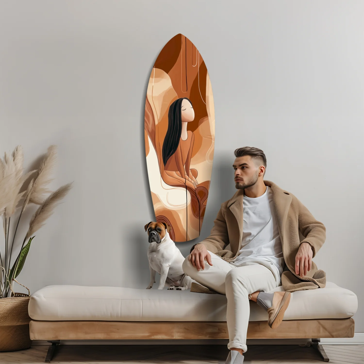 Listening the Waves Glass Wall Art - Image 9