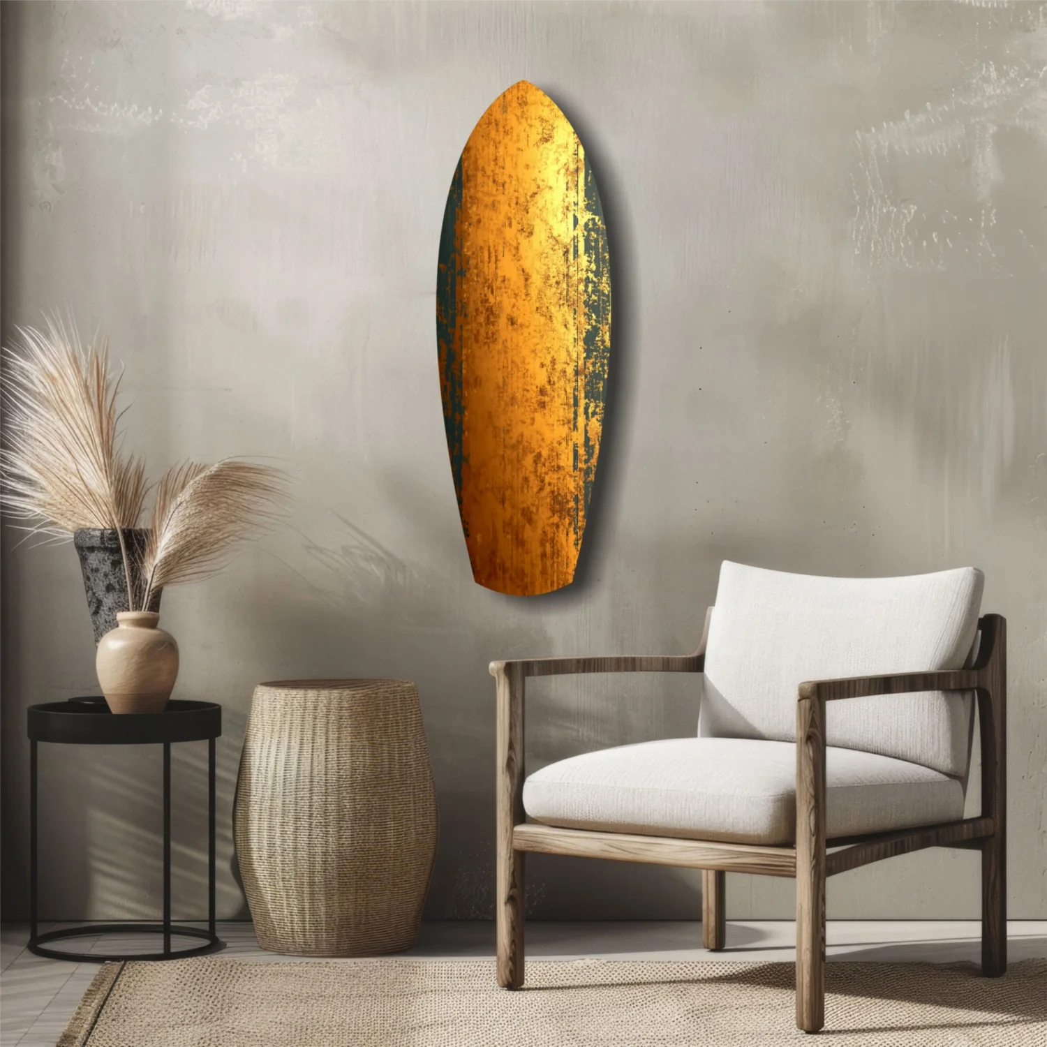 Golden Plate Glass Wall Art - Image 5