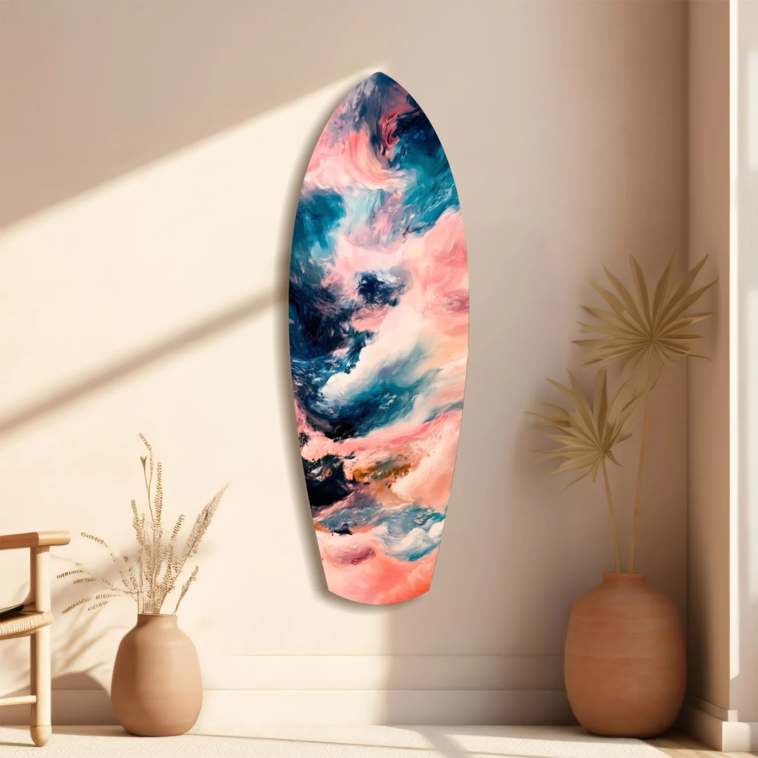 Wavy Ocean Glass Wall Art - Image 11