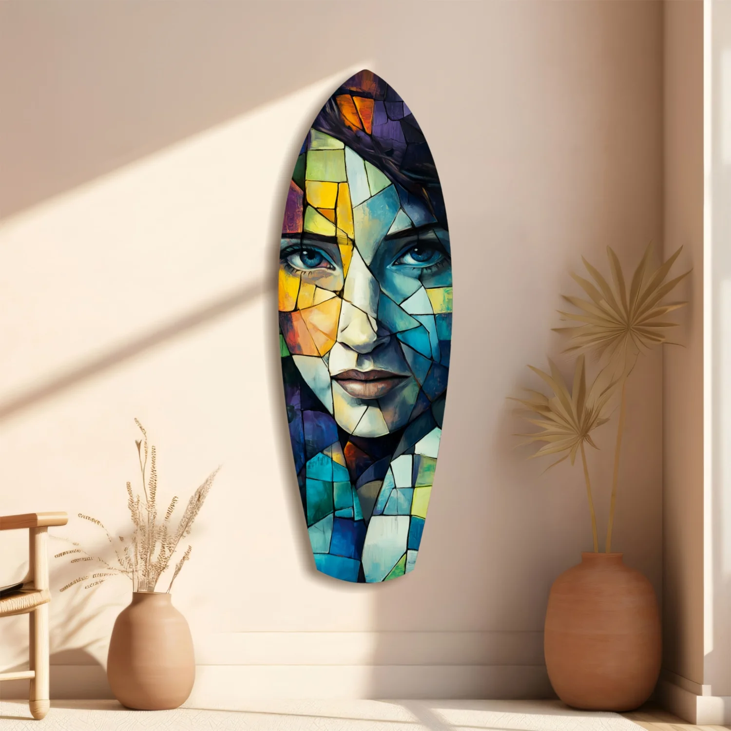 Fragmented Beauty Glass Wall Art - Image 11