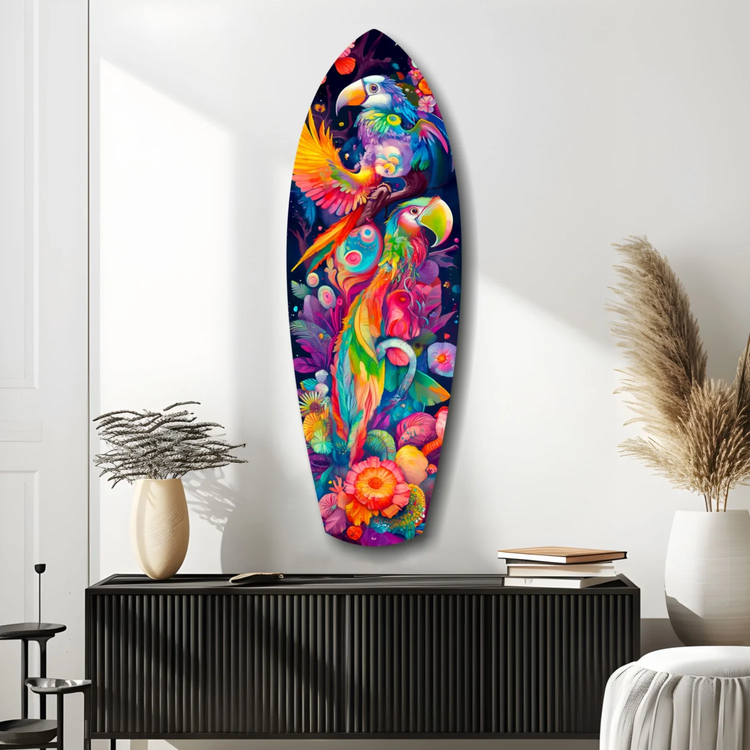 Tropical Symphony Glass Wall Art - Image 10