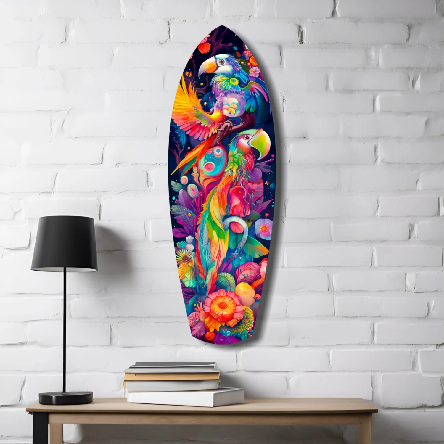 Tropical Symphony Glass Wall Art - Image 4