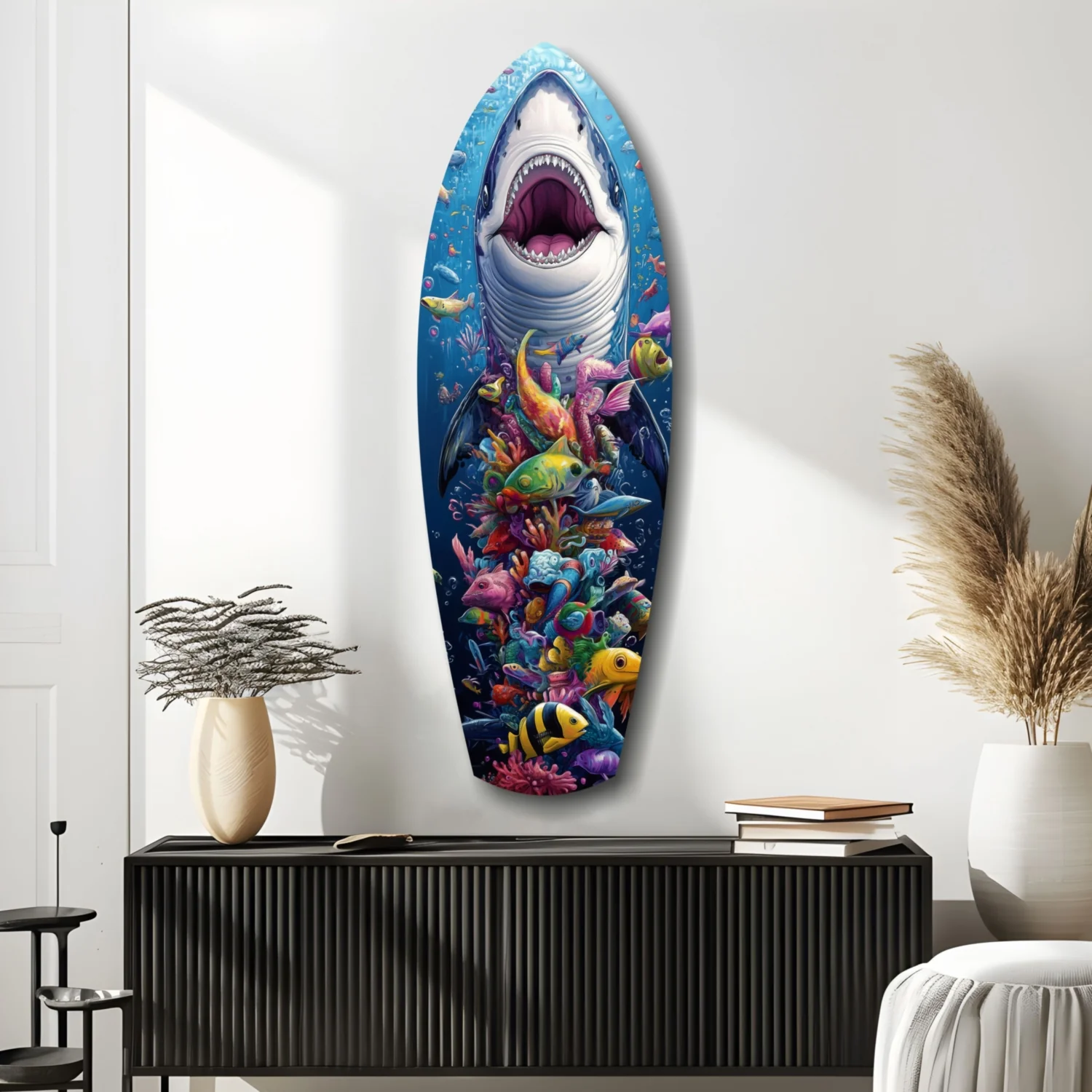 Beneath the Predator Glass Wall Art - Image 10