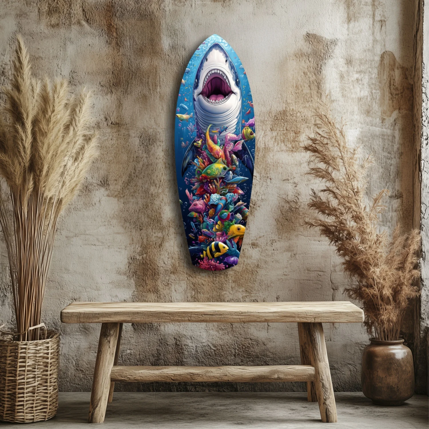 Beneath the Predator Glass Wall Art - Image 3