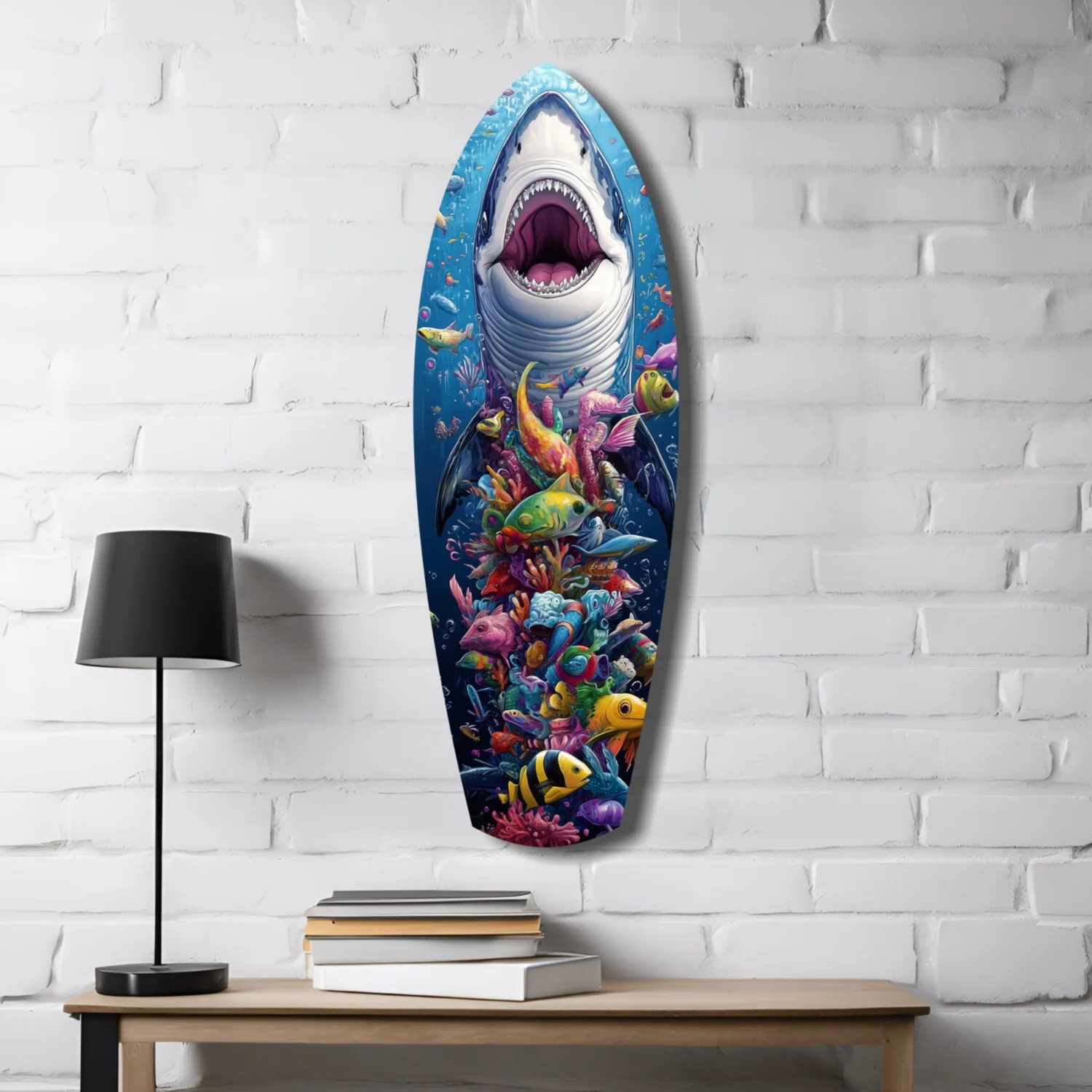 Beneath the Predator Glass Wall Art - Image 4