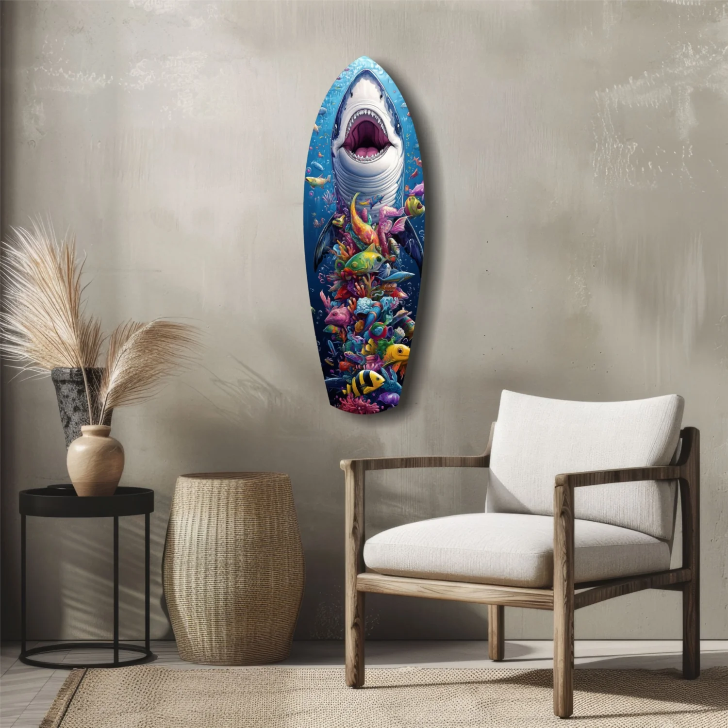 Beneath the Predator Glass Wall Art - Image 5