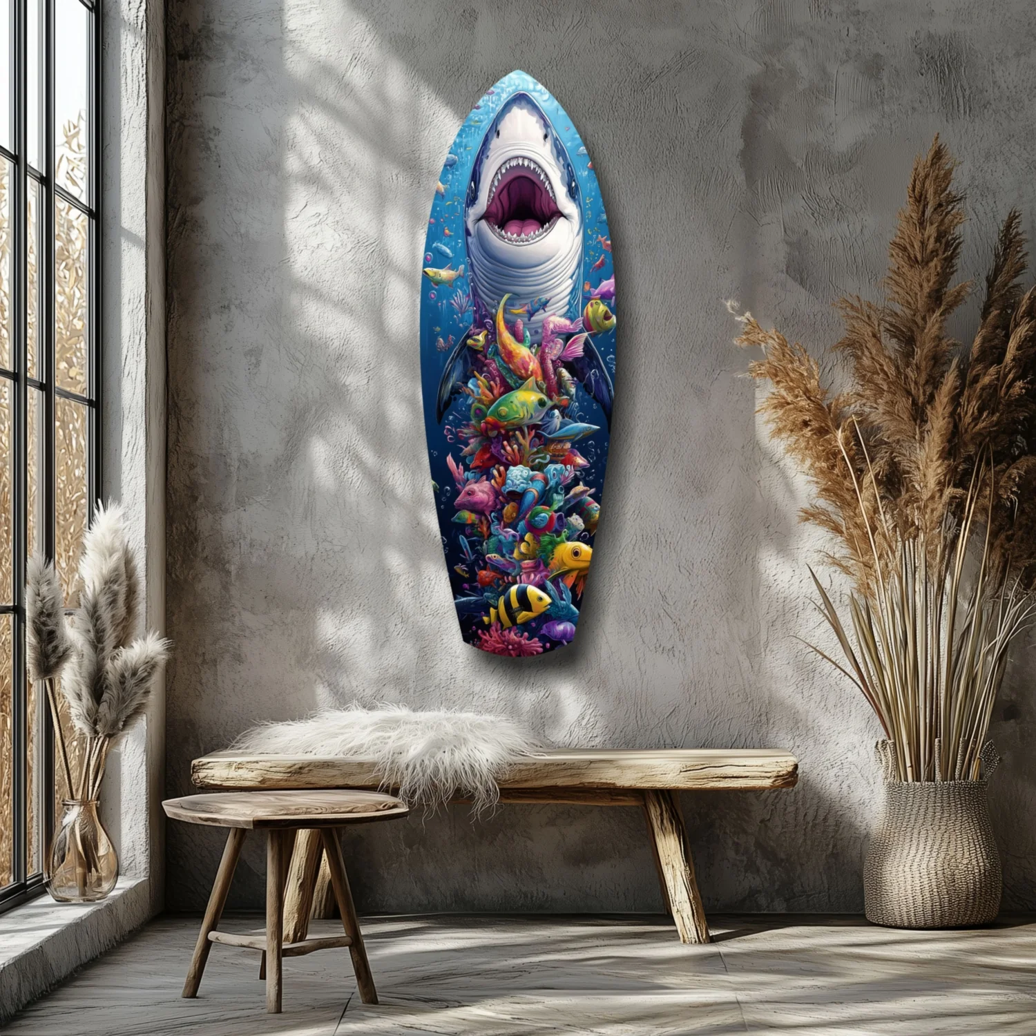 Beneath the Predator Glass Wall Art - Image 7