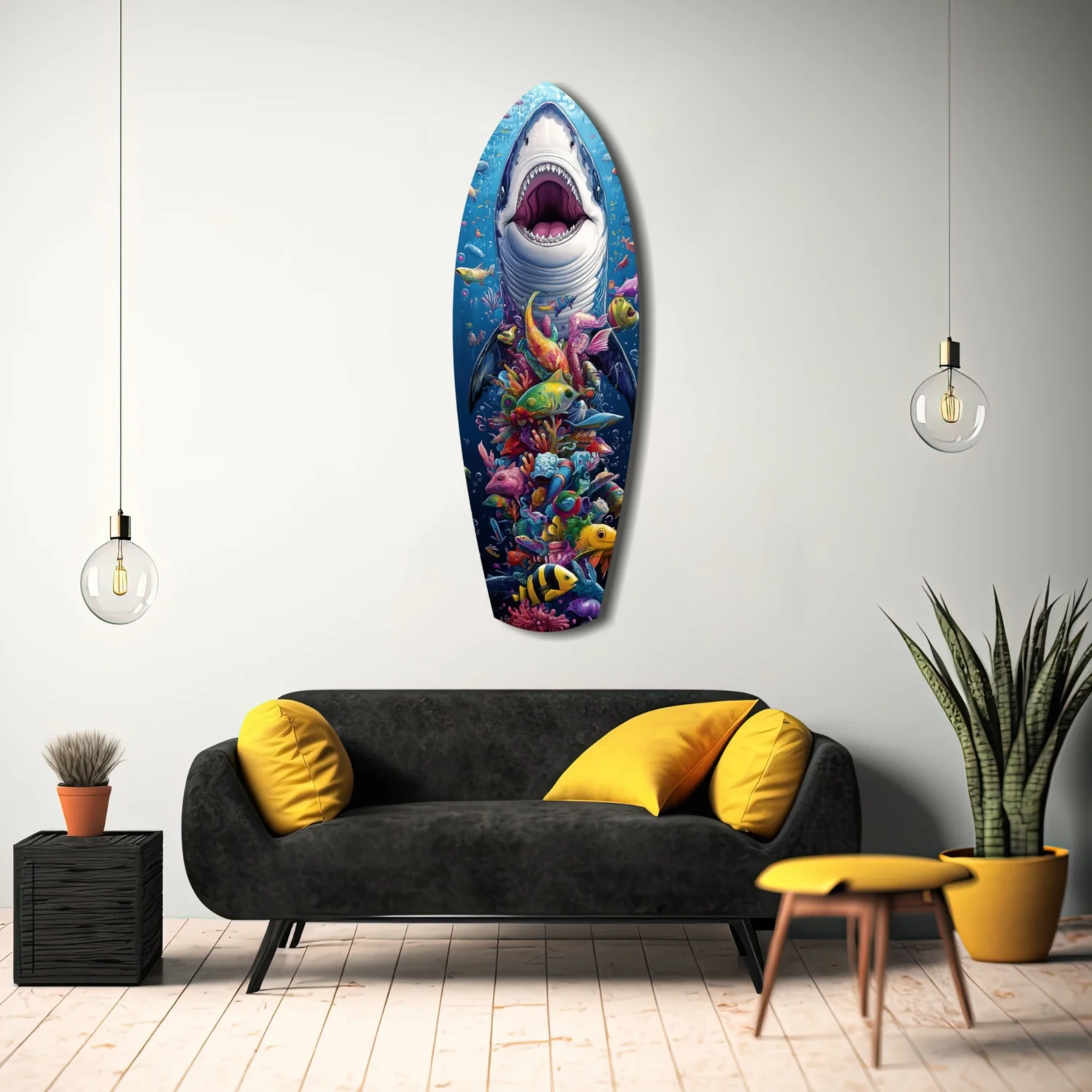Beneath the Predator Glass Wall Art - Image 8