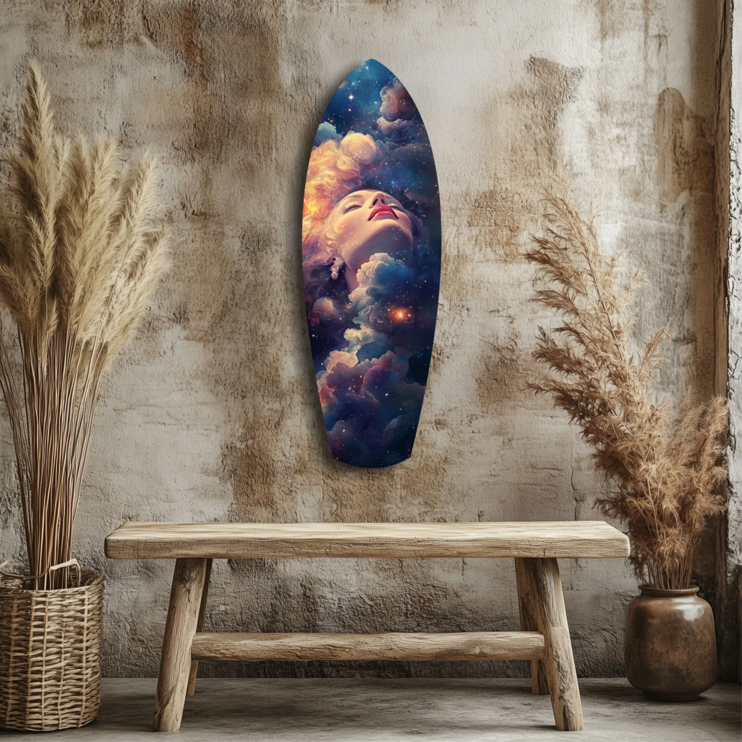Celestial Dreamer Glass Wall Art - Image 3