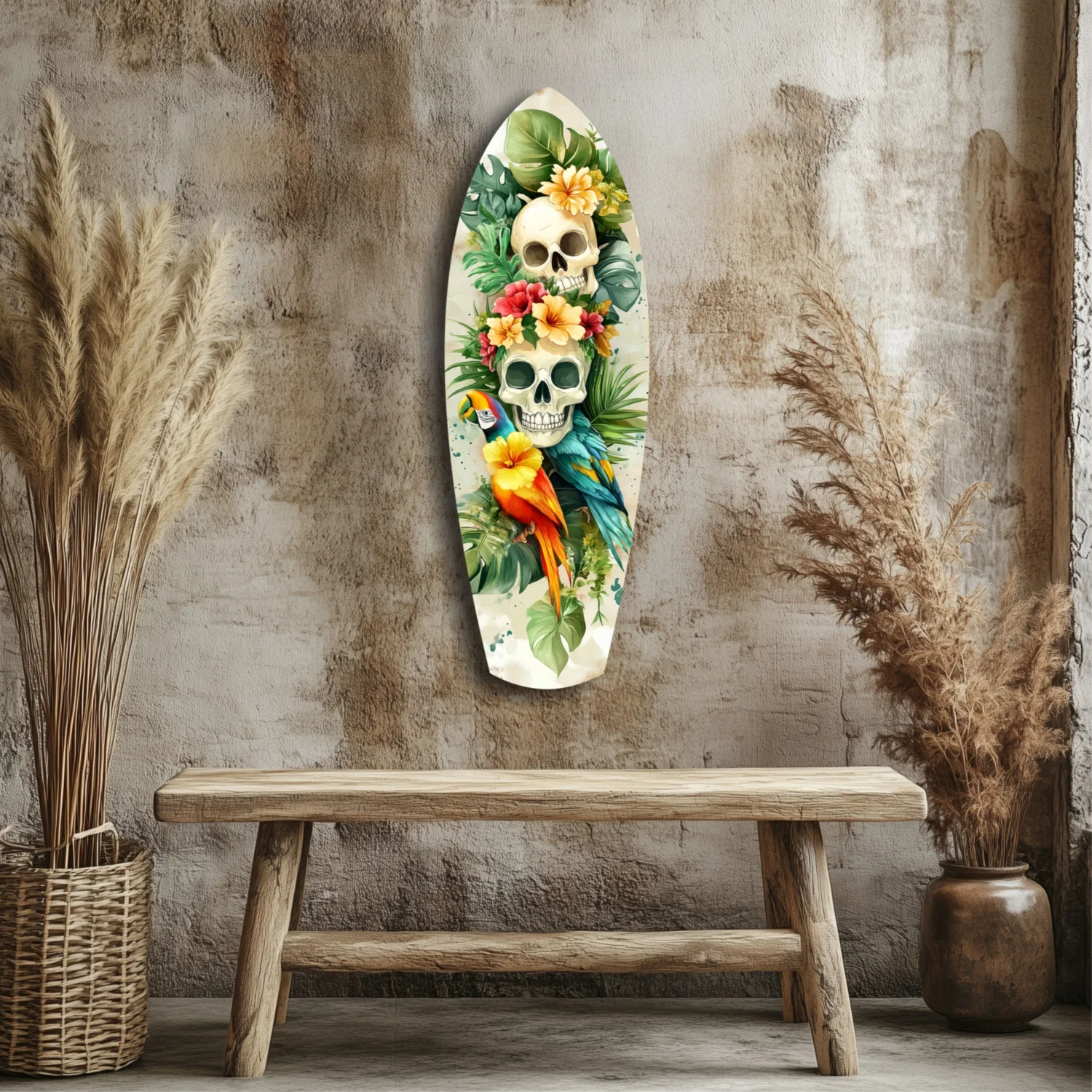 Tropical Mystique Glass Wall Art - Image 3