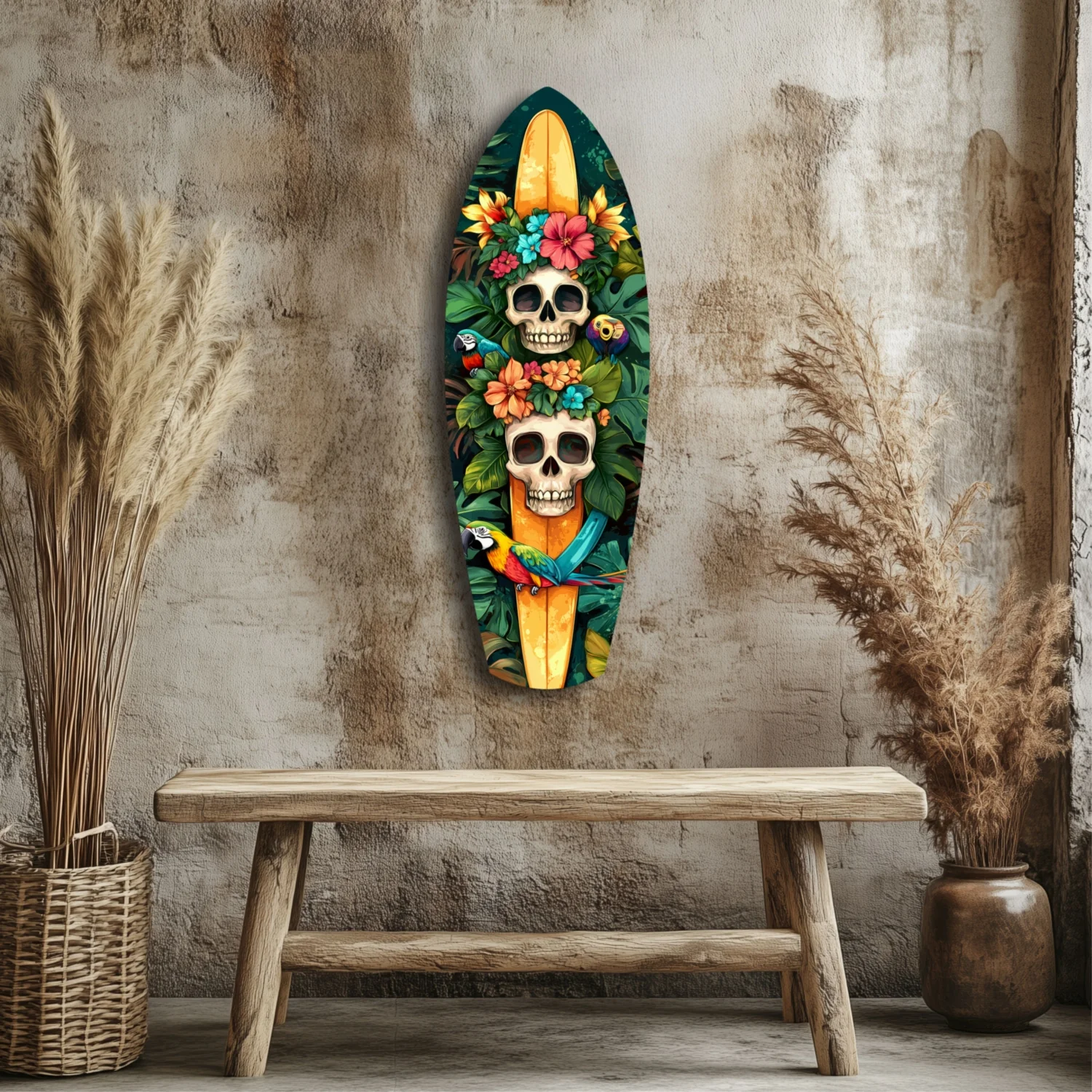 Tropical Mystique V2 Glass Wall Art - Image 3
