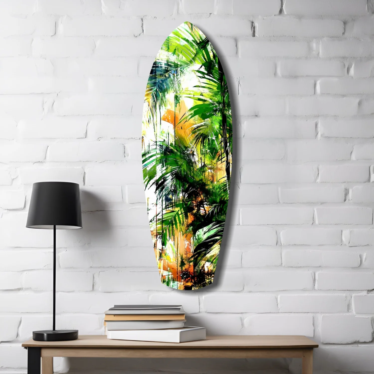 Tropical Forest Glass Wall Art - Image 4