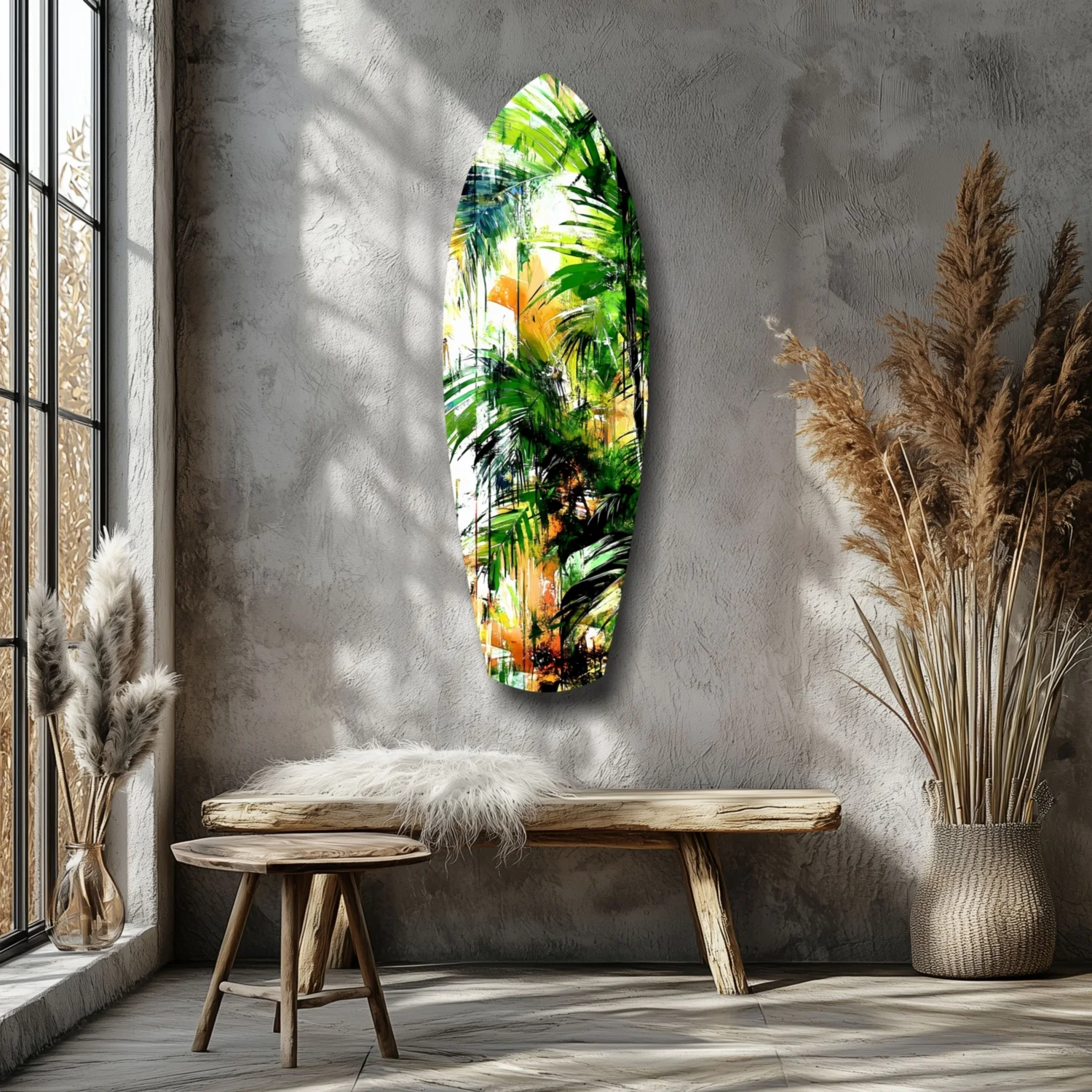 Tropical Forest Glass Wall Art - Image 7