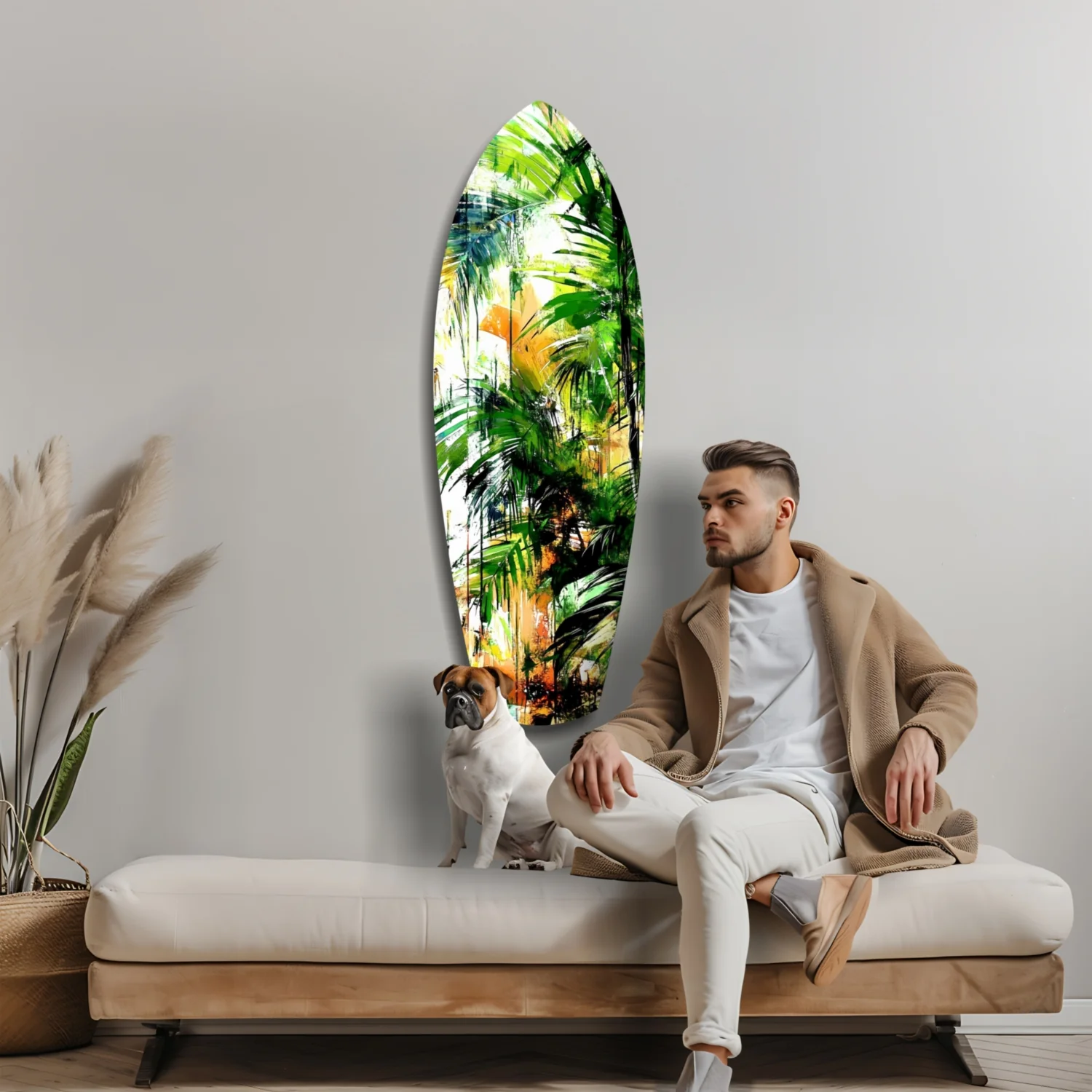 Tropical Forest Glass Wall Art - Image 9