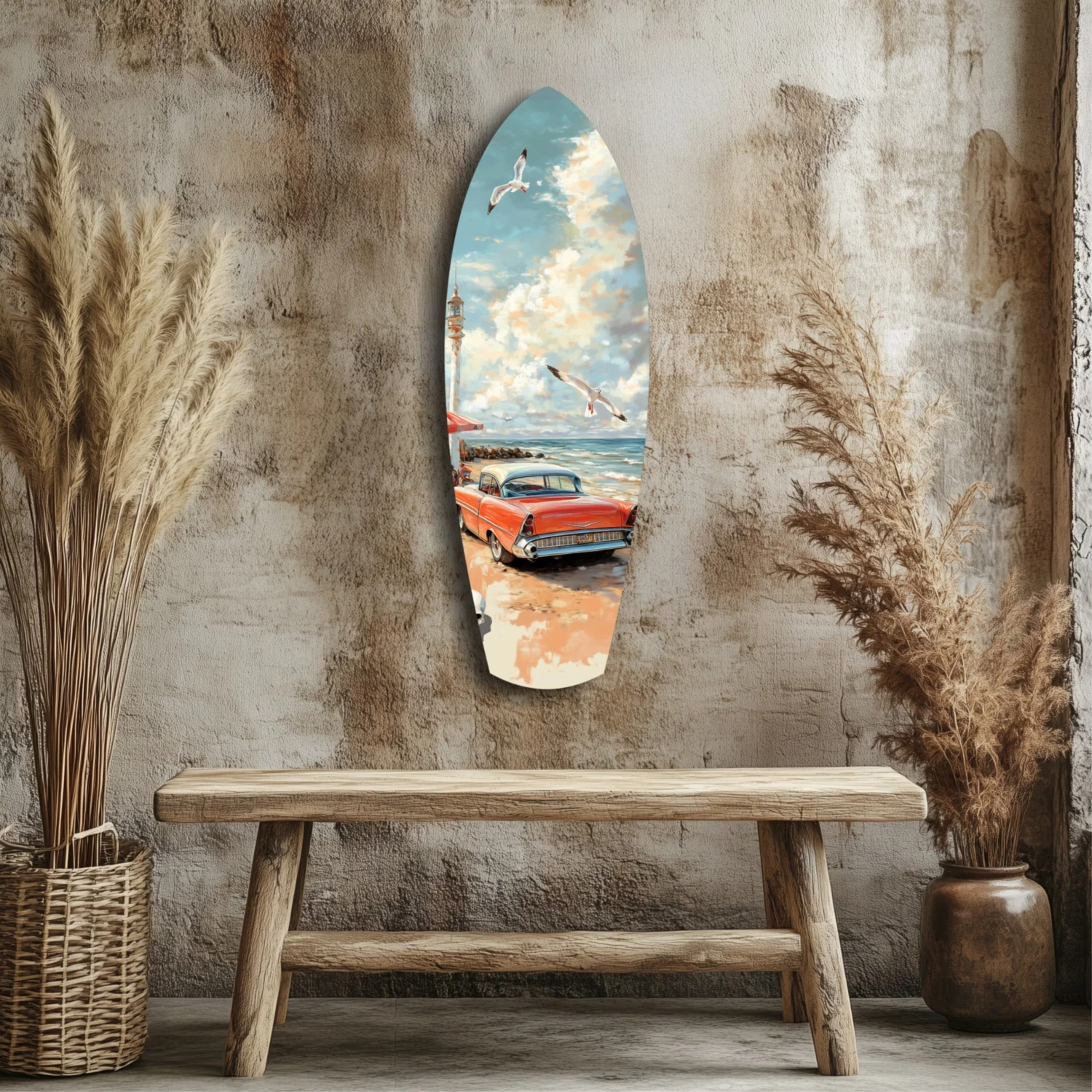 Timeless by the Sea Glass Wall Art - Image 3