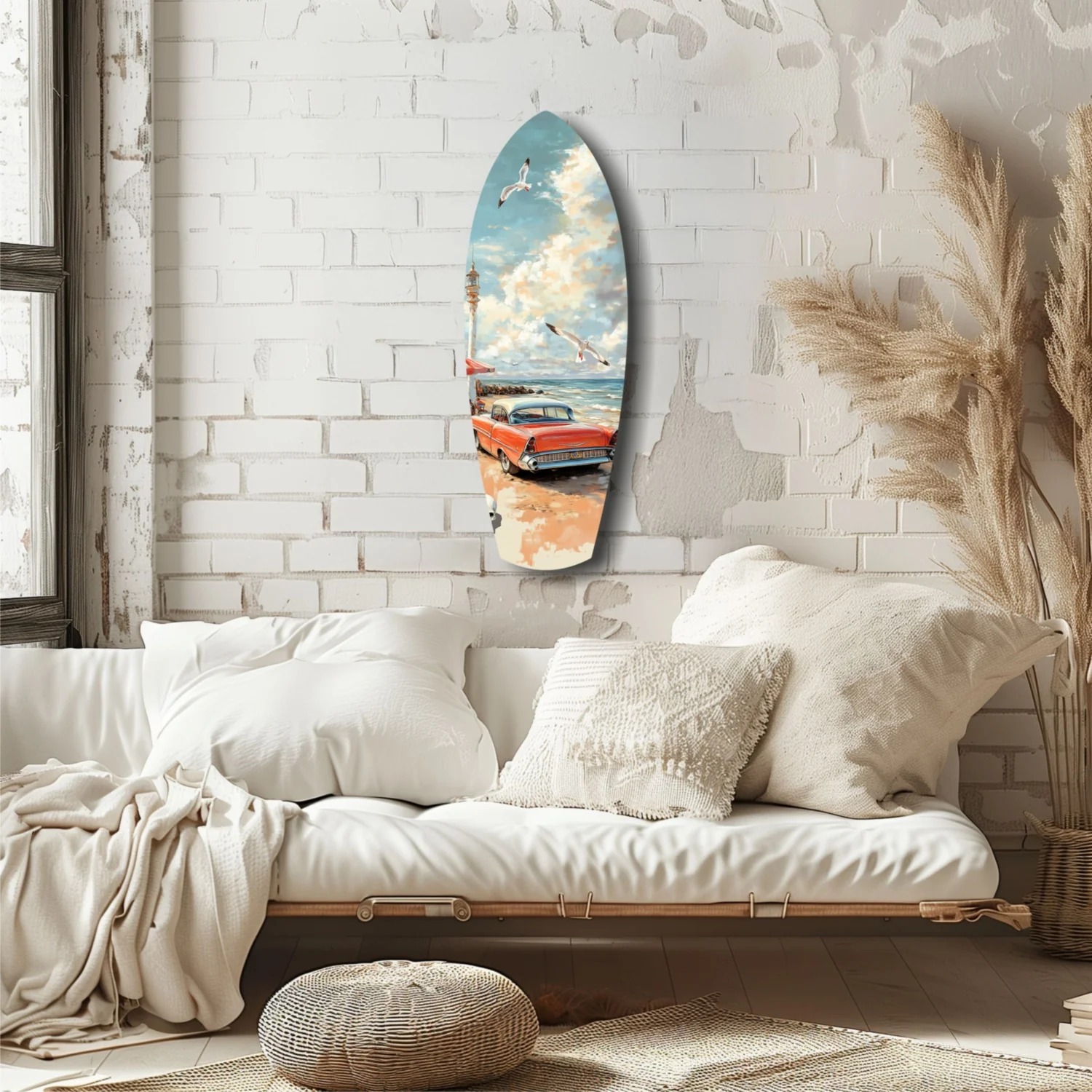 Timeless by the Sea Glass Wall Art - Image 6